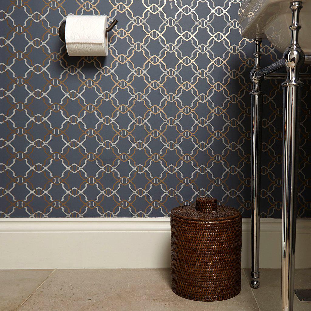 Strand Rattan Bathroom Bin