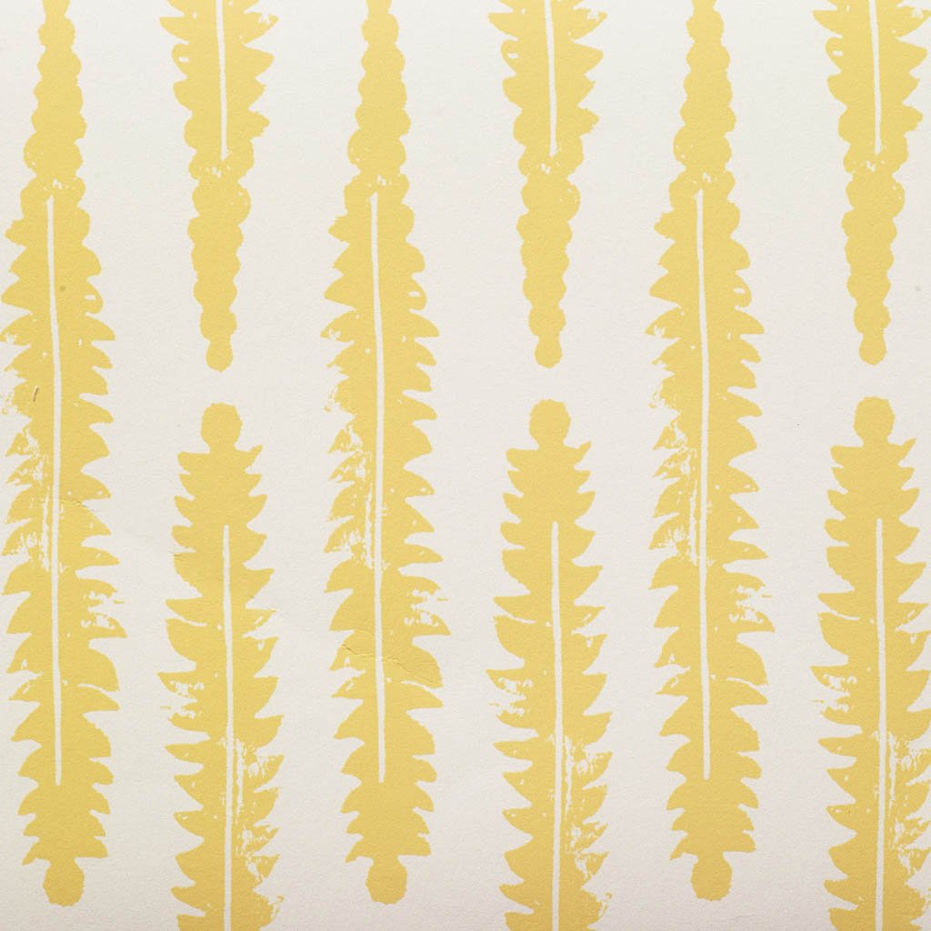 Fern Wallpaper Mustard