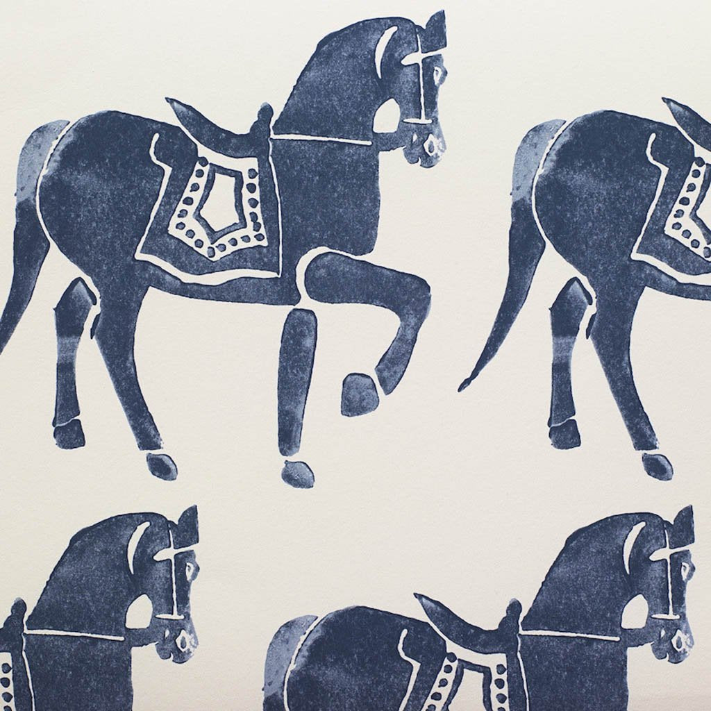 Marwari Horse Wallpaper Blue