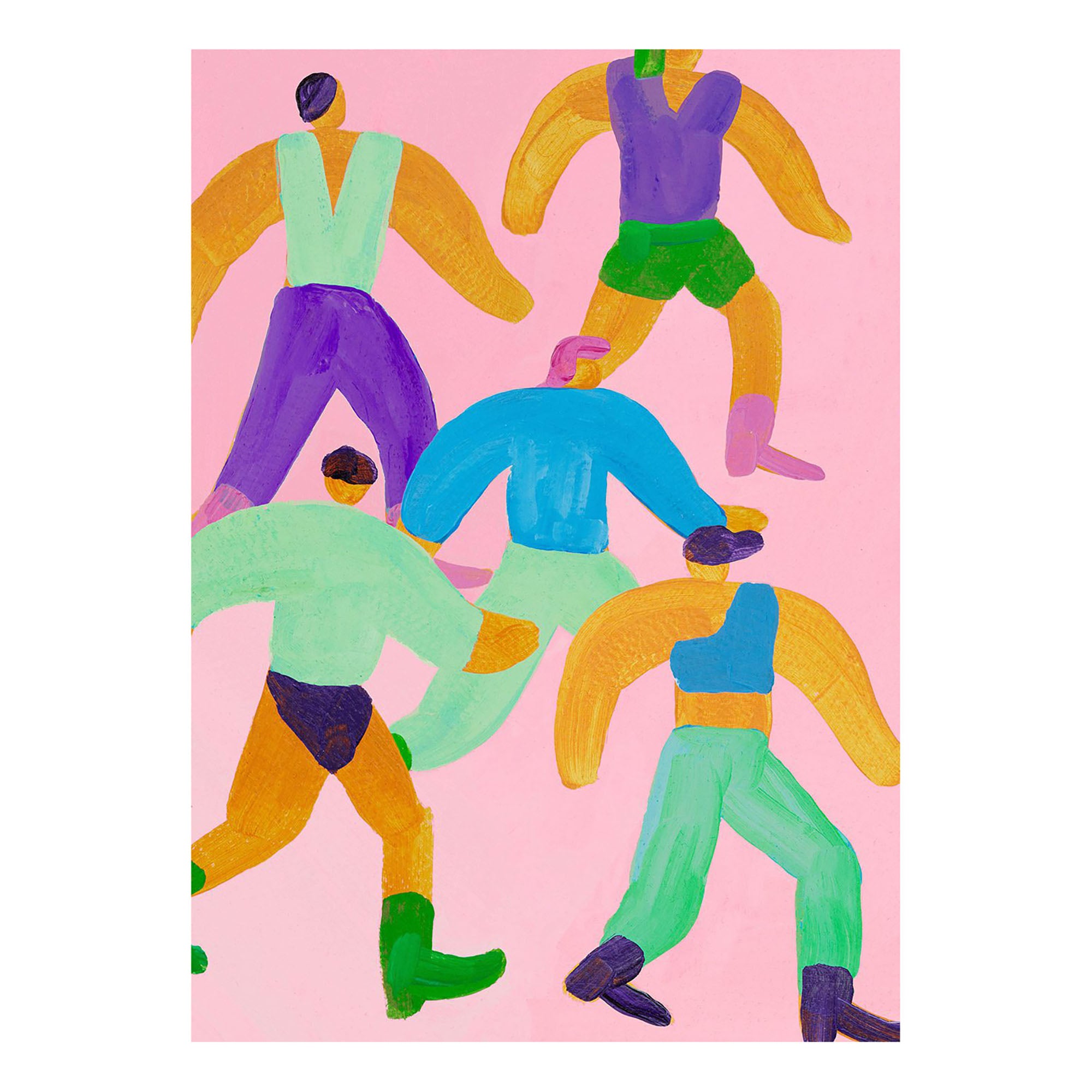 Walk the Walk Print by Lise Uhrskov