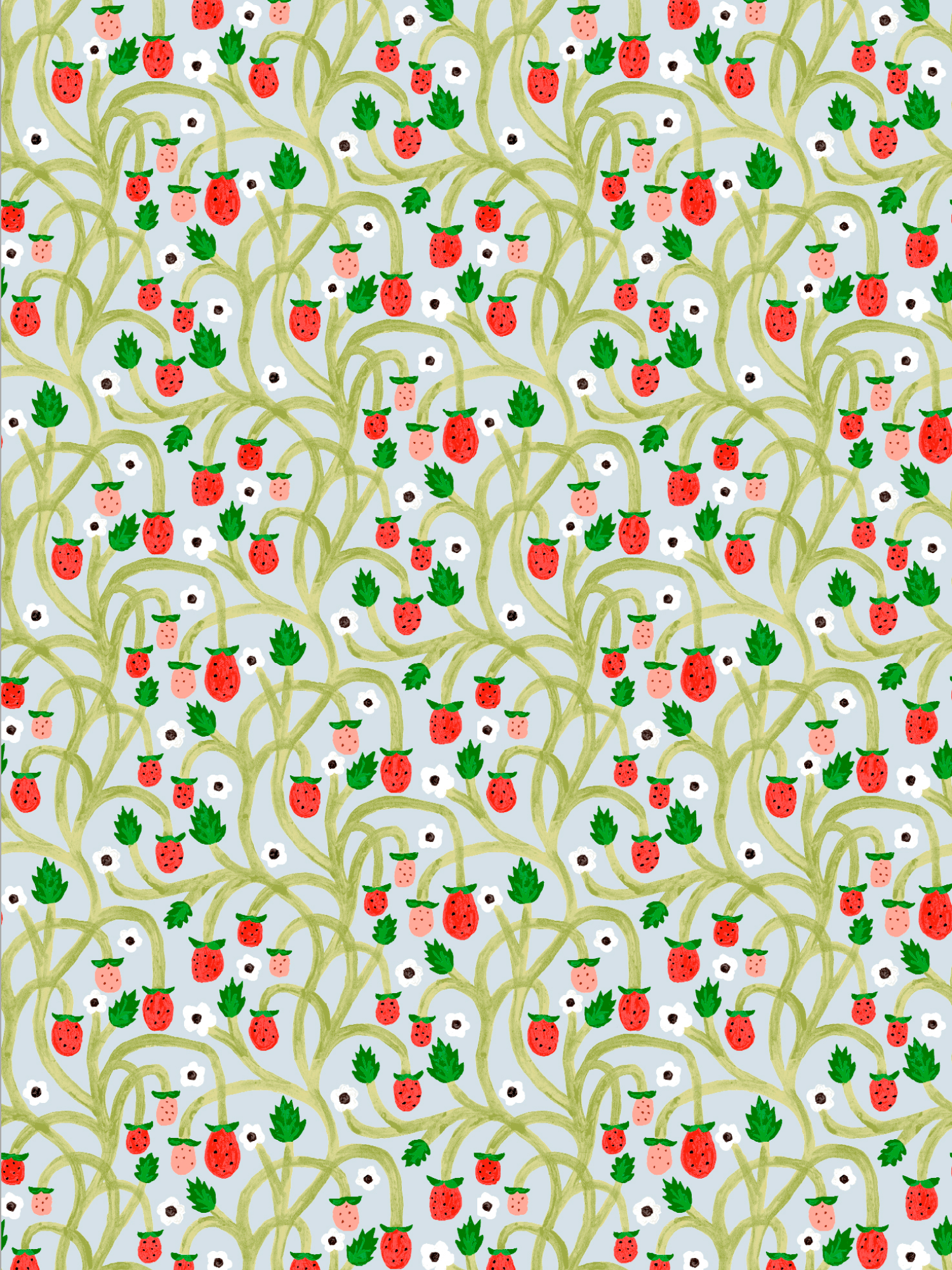 Wild Strawberries Wallpaper