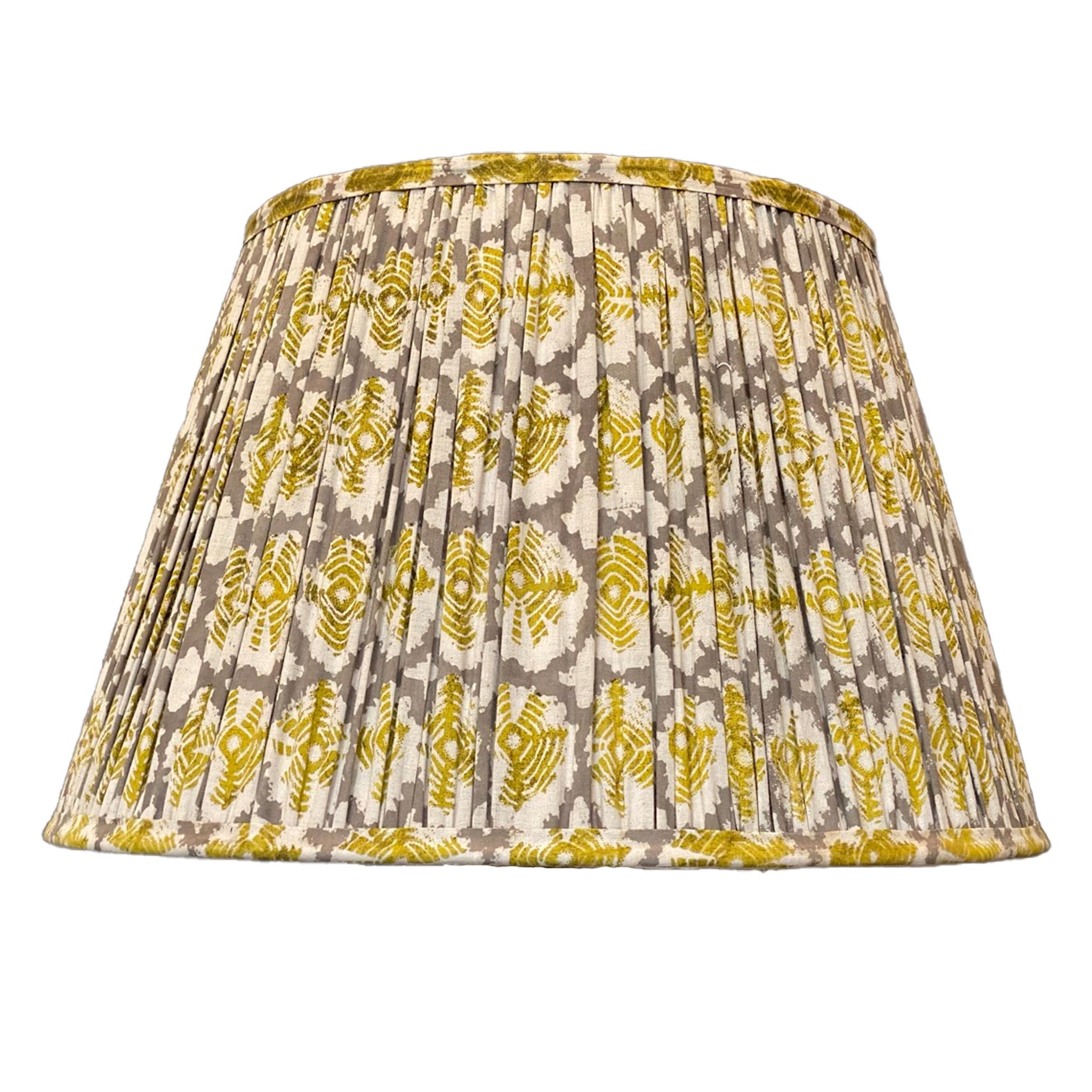 Yellow Yoyo Cotton Lampshade