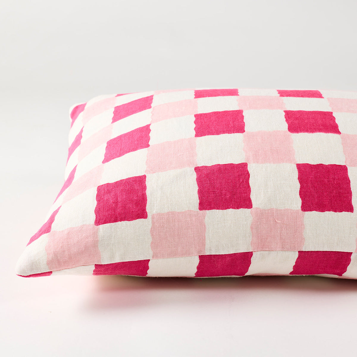 Chequer Pinks Cushion