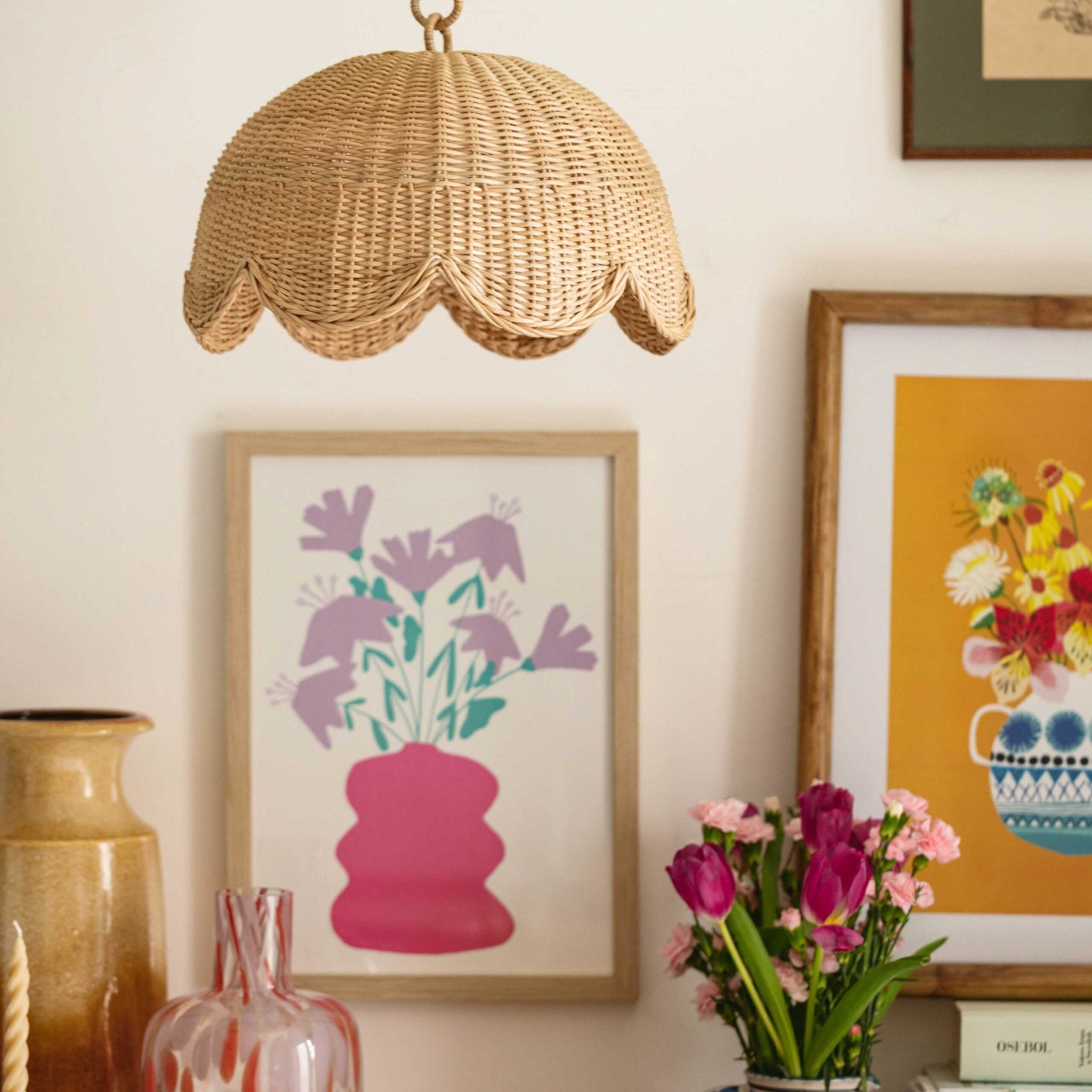 Etta Scalloped Pendant Shade