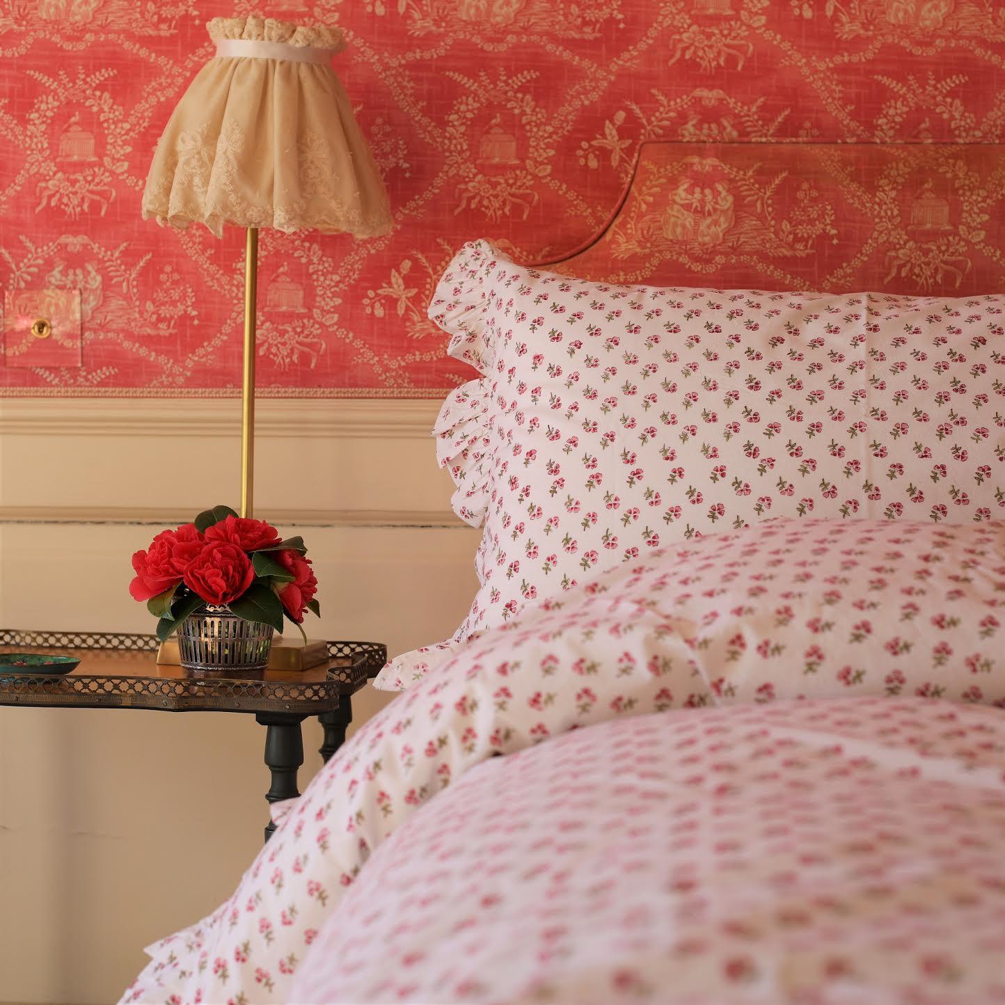 Pink Ditsy Duvet Cover