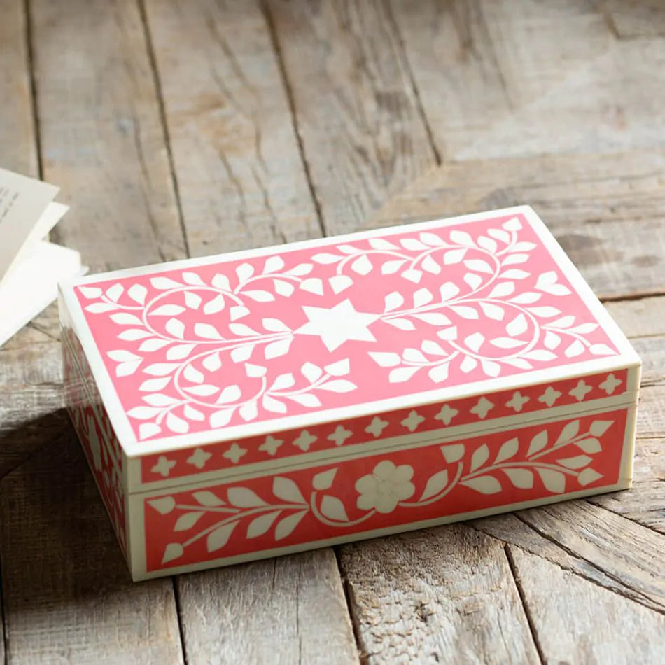 Floral Inlay Boxes