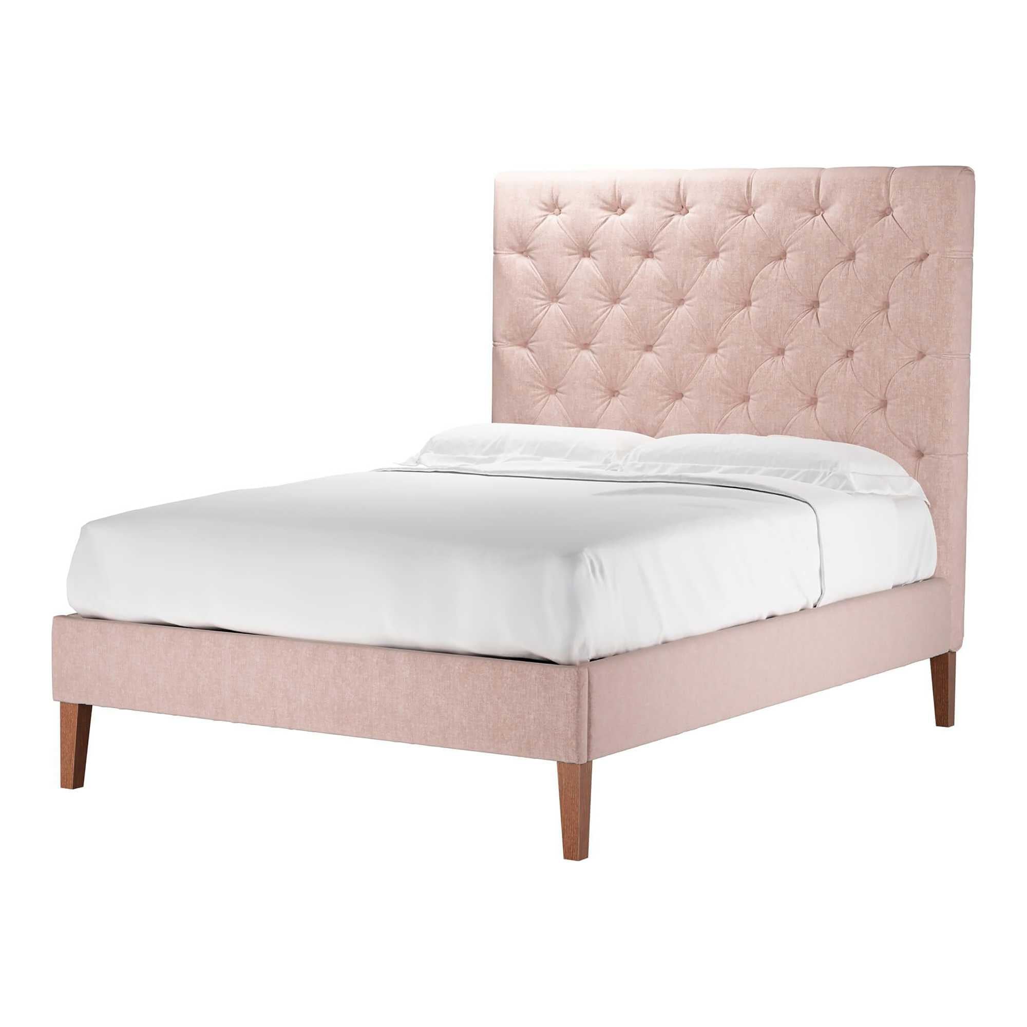Rosalie Pavilion Pink Brushstroke Bed - Double Size