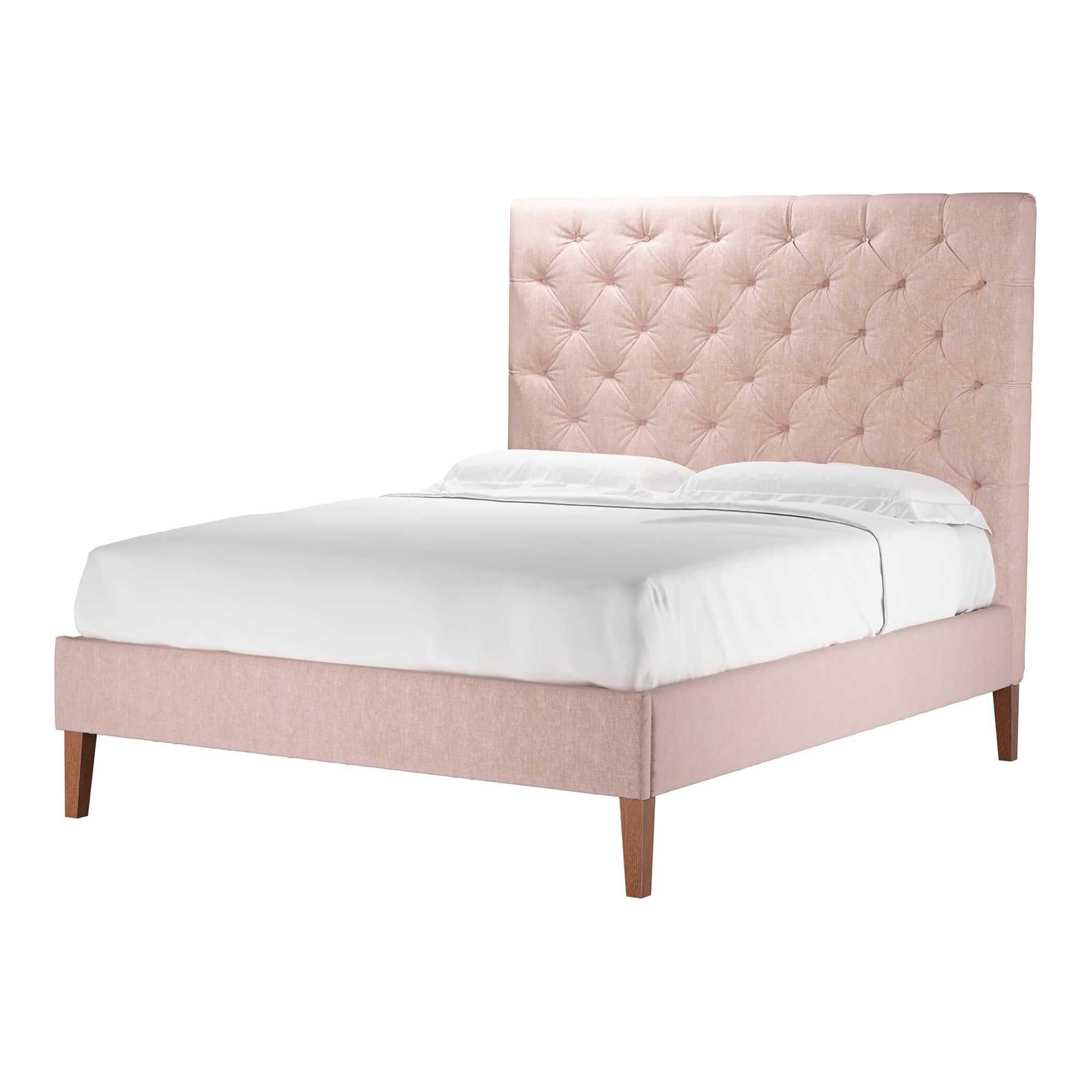 Rosalie Pavilion Pink Brushstroke Bed - King Size