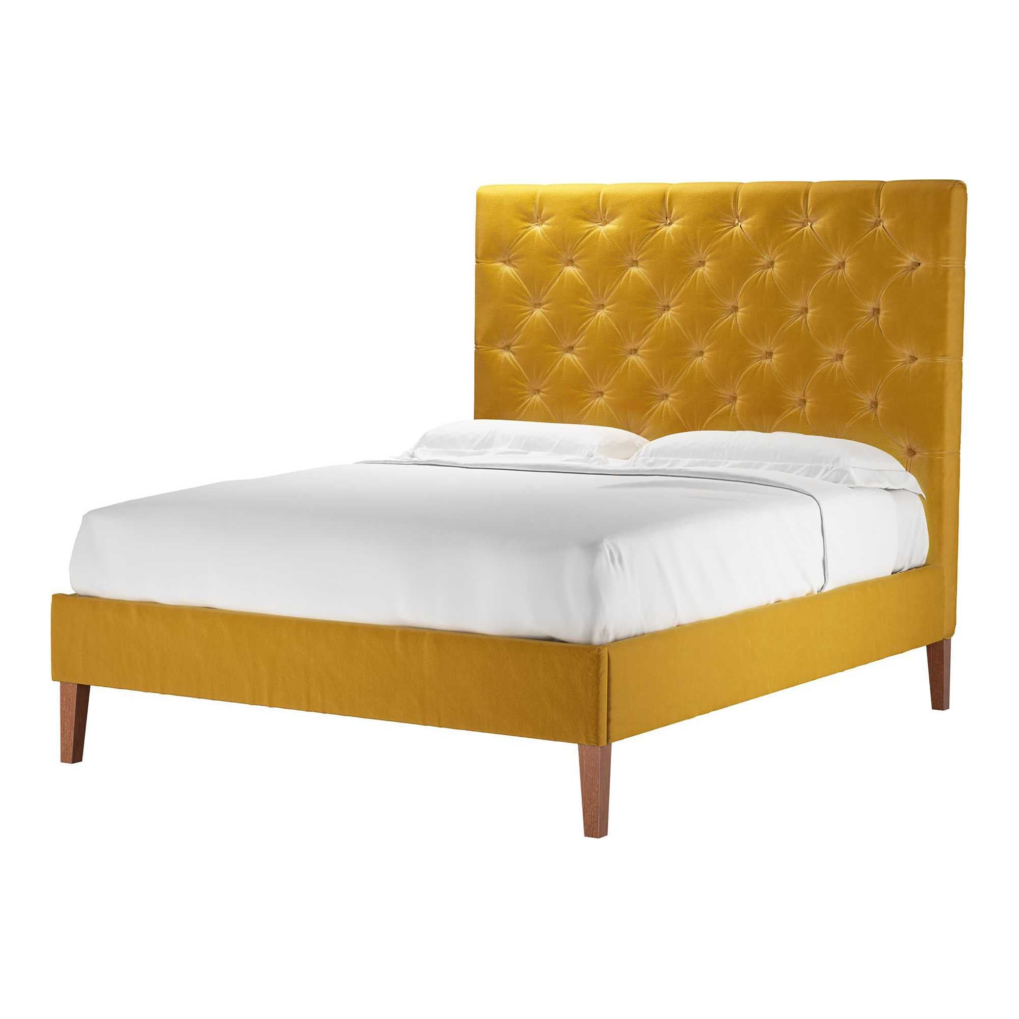 Rosalie Cotton Matt Velvet Bed - King Size