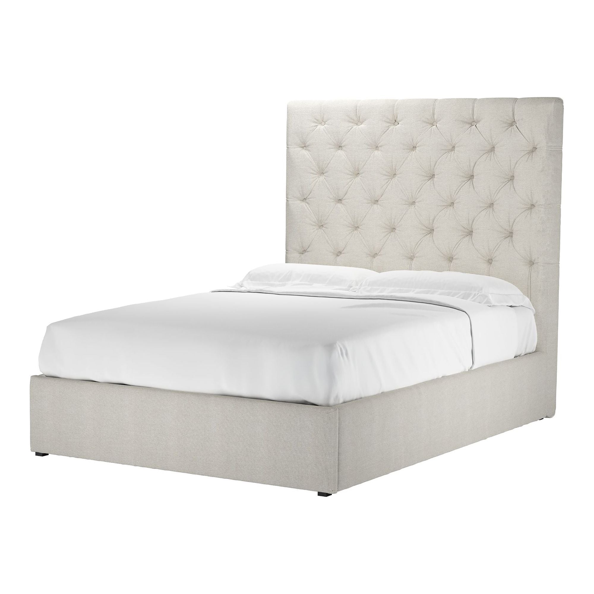 Rosalie Clay House Basket Weave Ottoman Bed - Double Size