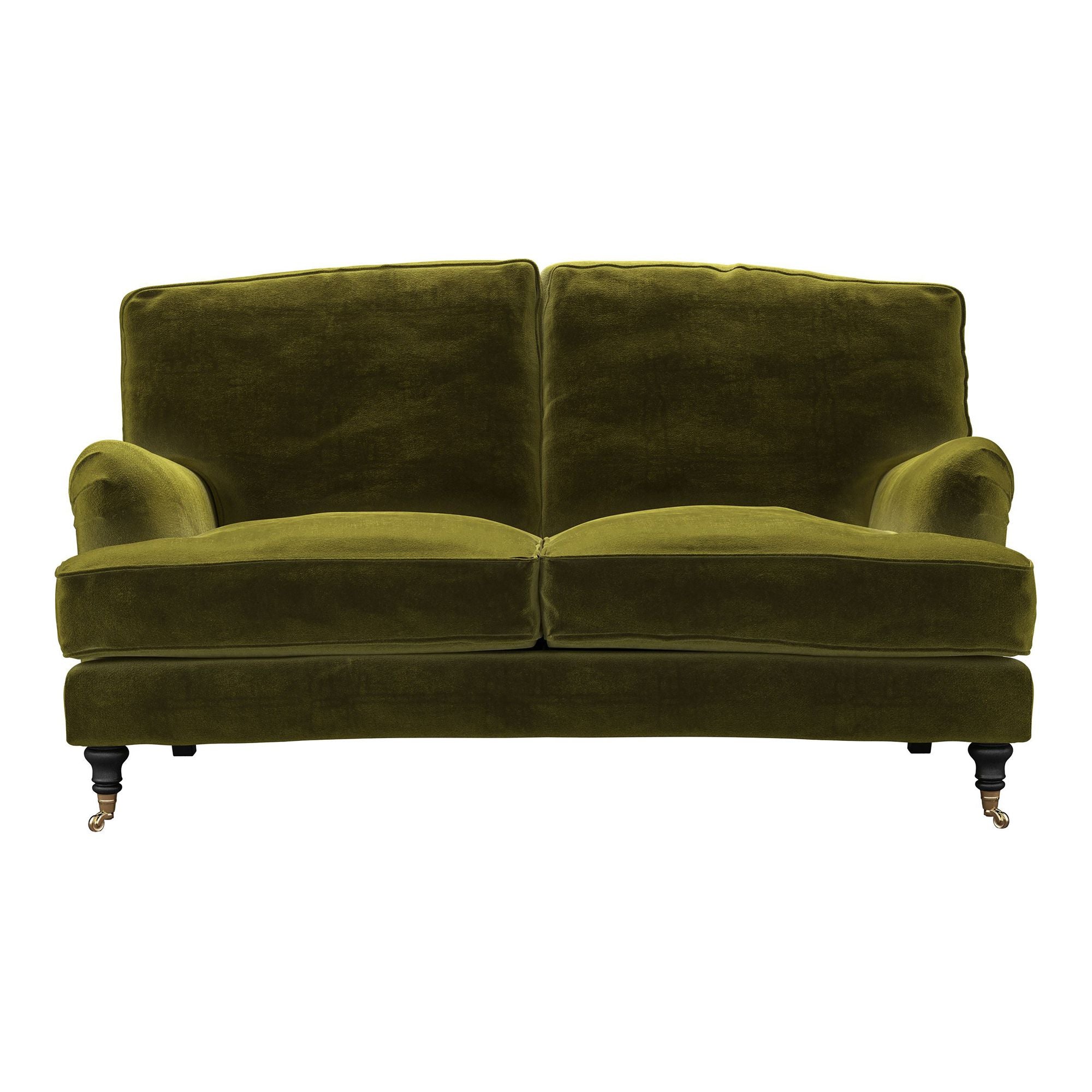 Bluebell Cotton Matt Velvet Sofa - 2 Seater