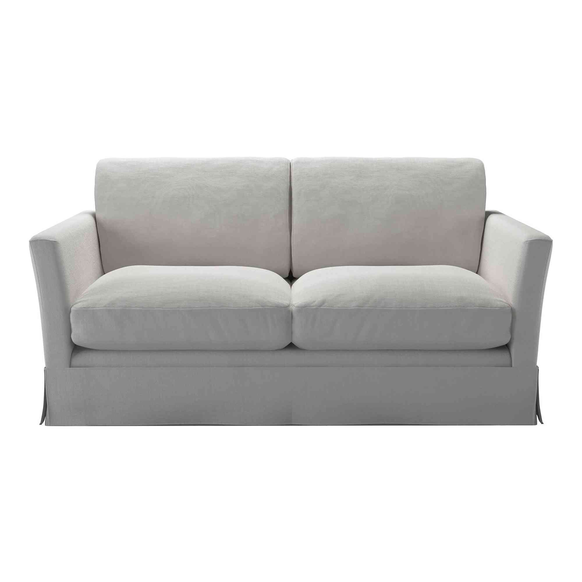 Otto Alabaster Brushed Linen Cotton Sofa - 2 Seater