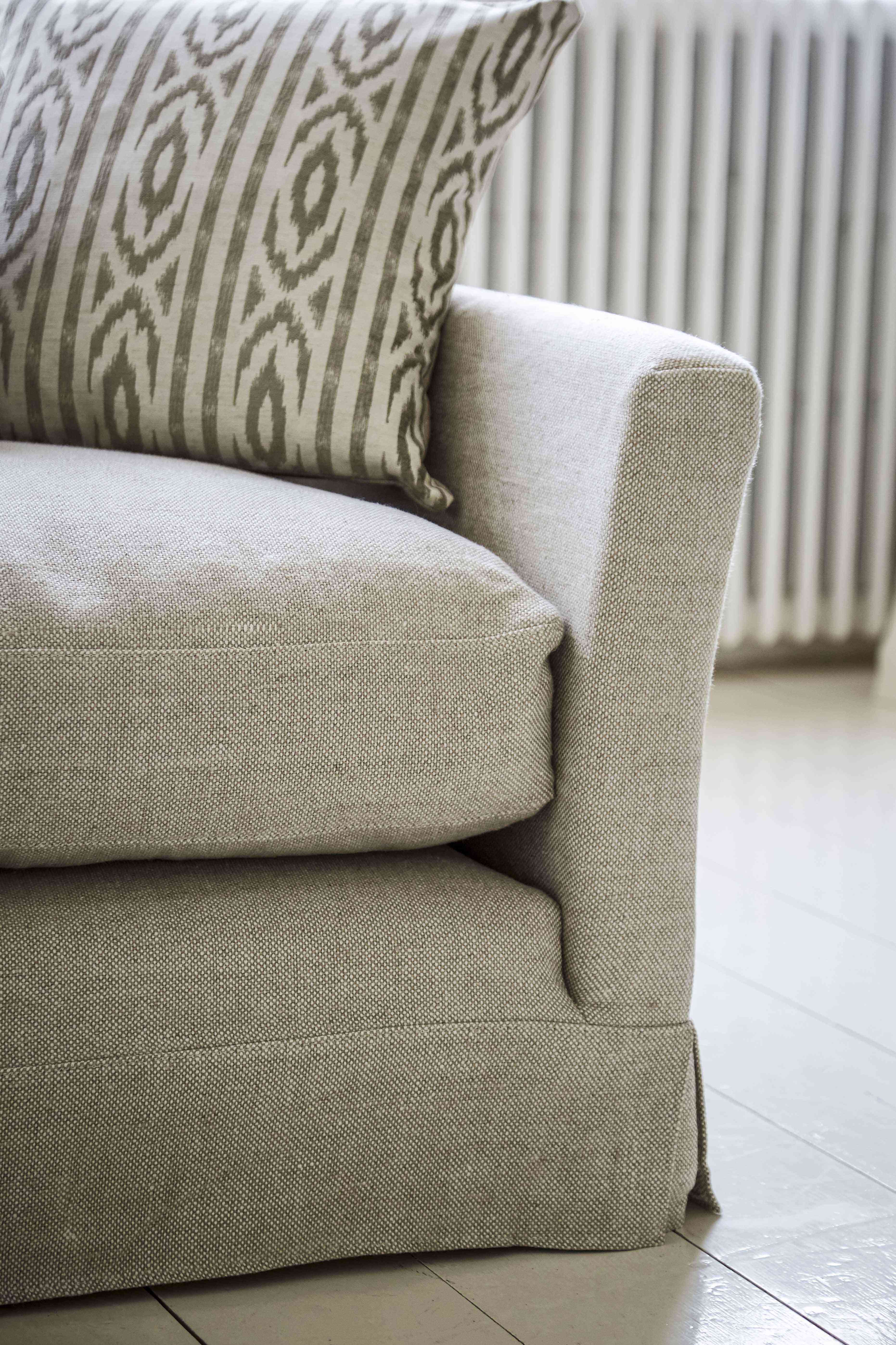 Otto Clay House Herringbone Weave Sofa - 2.5 Seater