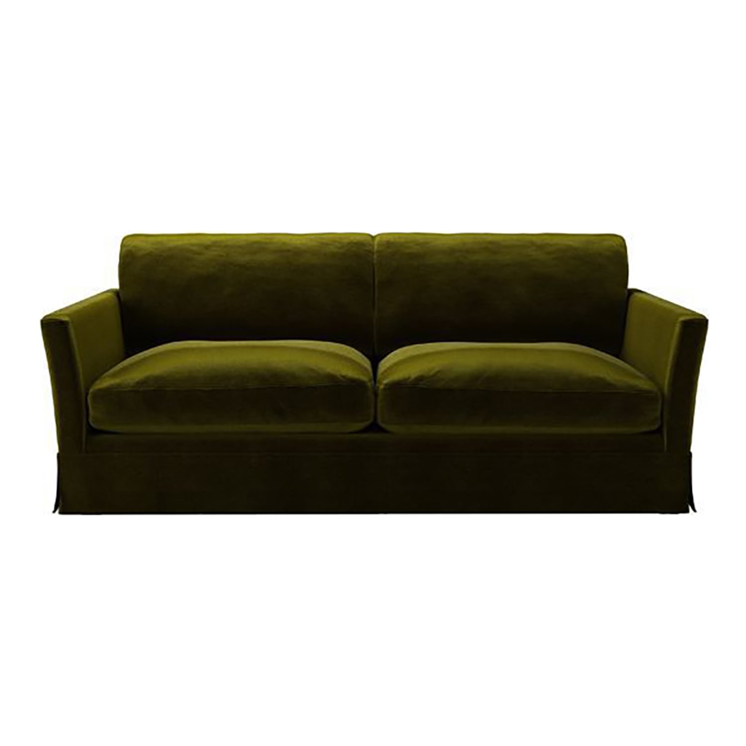 Otto Cotton Matt Velvet Sofa - 3 Seater