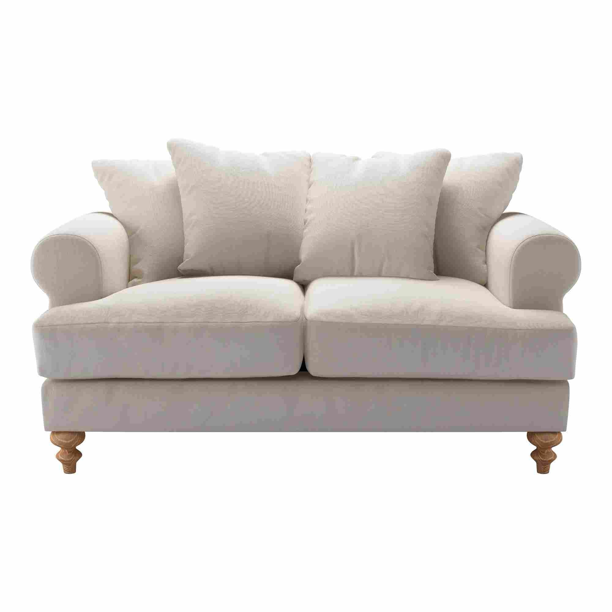 Teddy Brushed Linen Cotton Sofa - 2 Seater