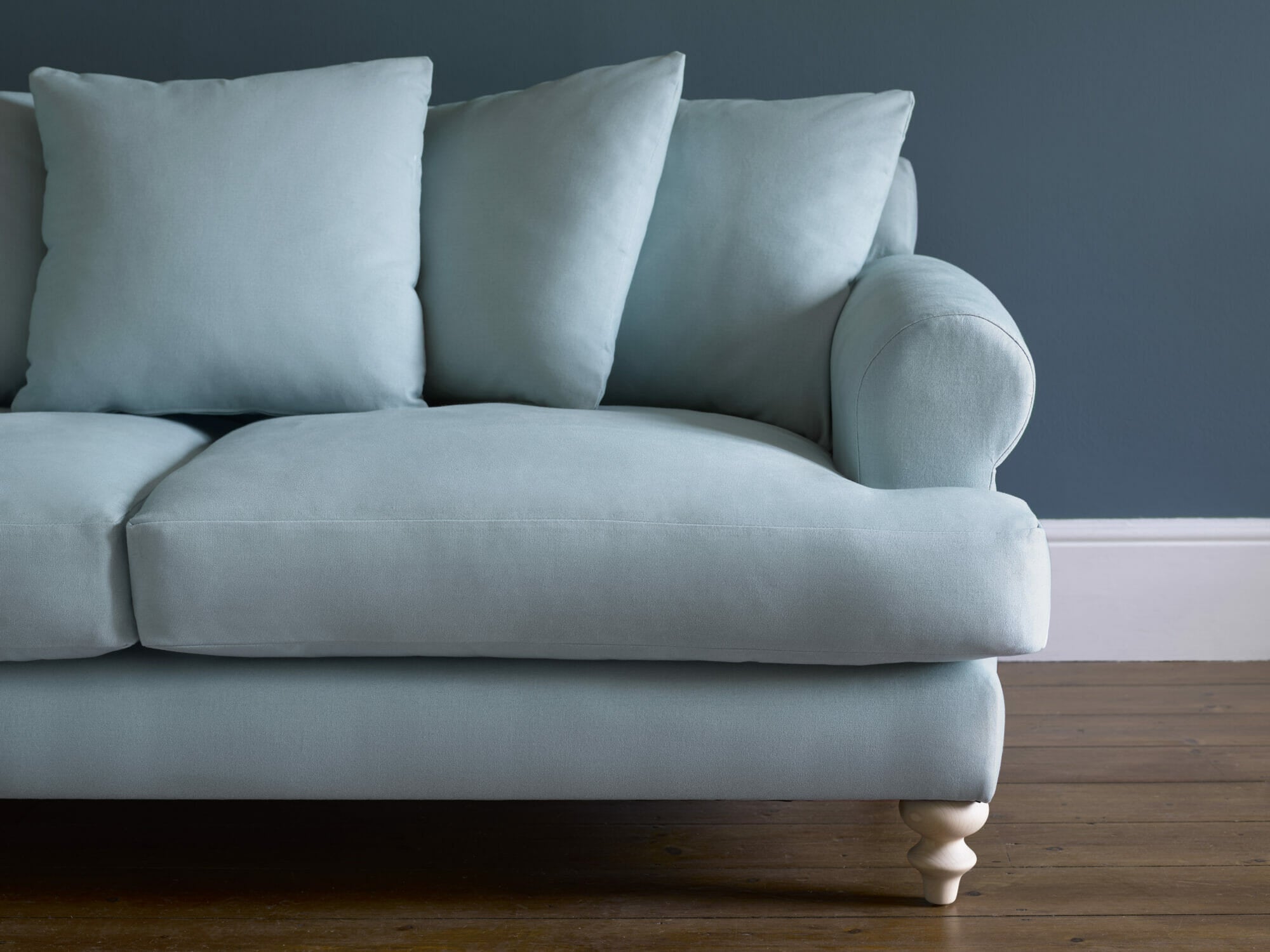 Teddy Cashew Baylee Viscose Linen Sofa - 2 Seater