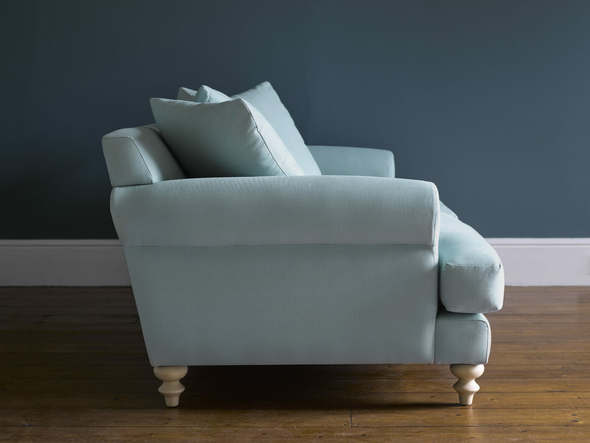 Teddy Cashew Baylee Viscose Linen Sofa - 3 Seater