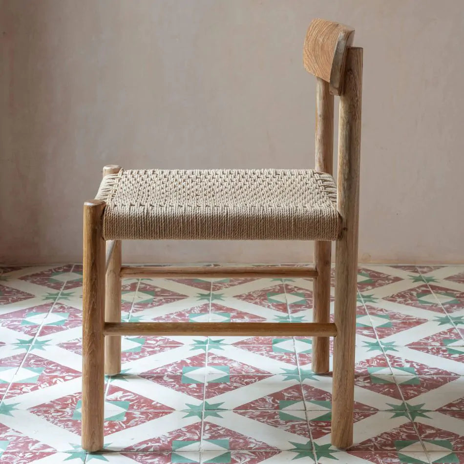 Zara Teak And Rattan Chair