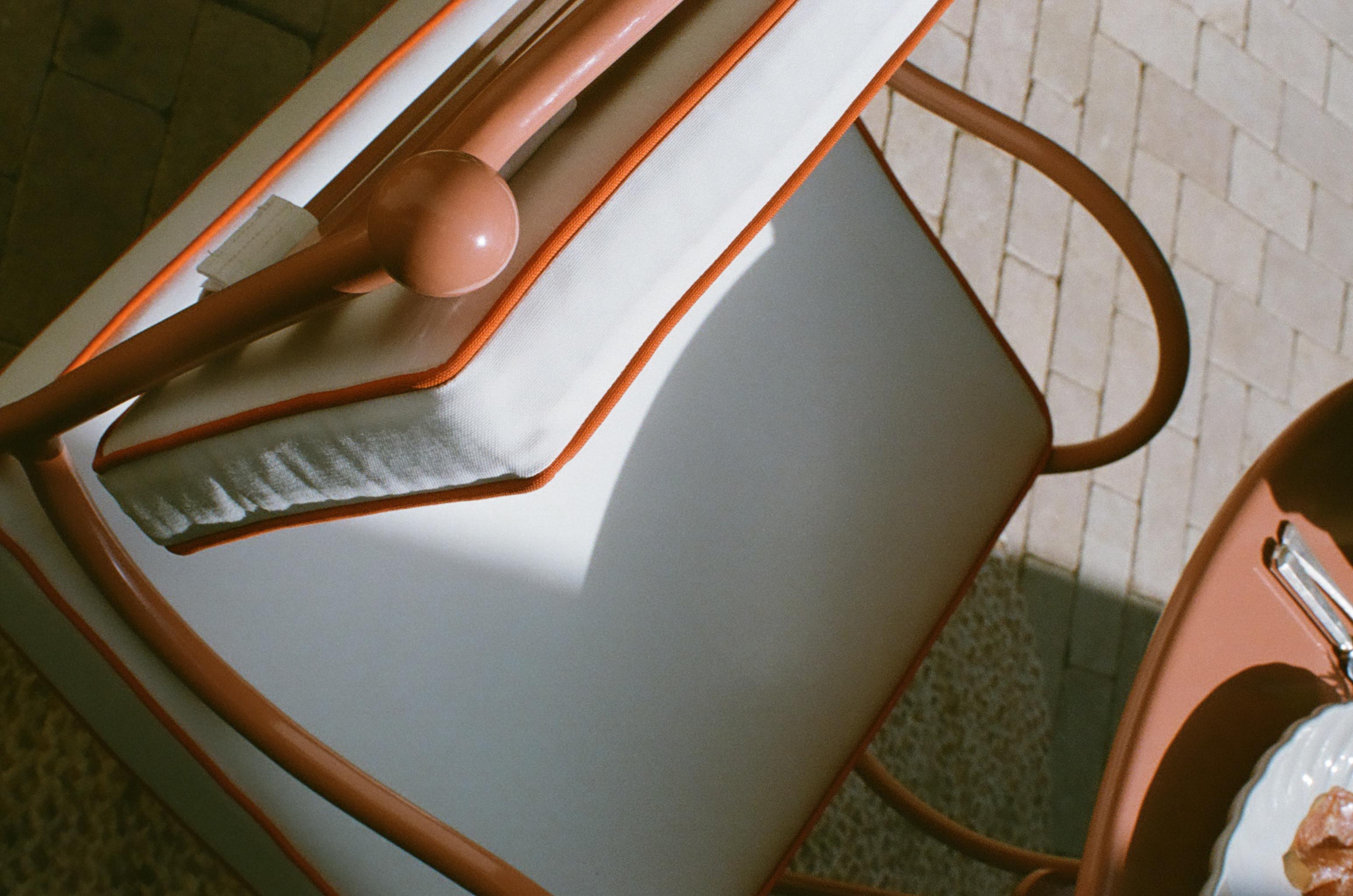 Panarea Armchair in Gelato, Blue & Cream Upholstery