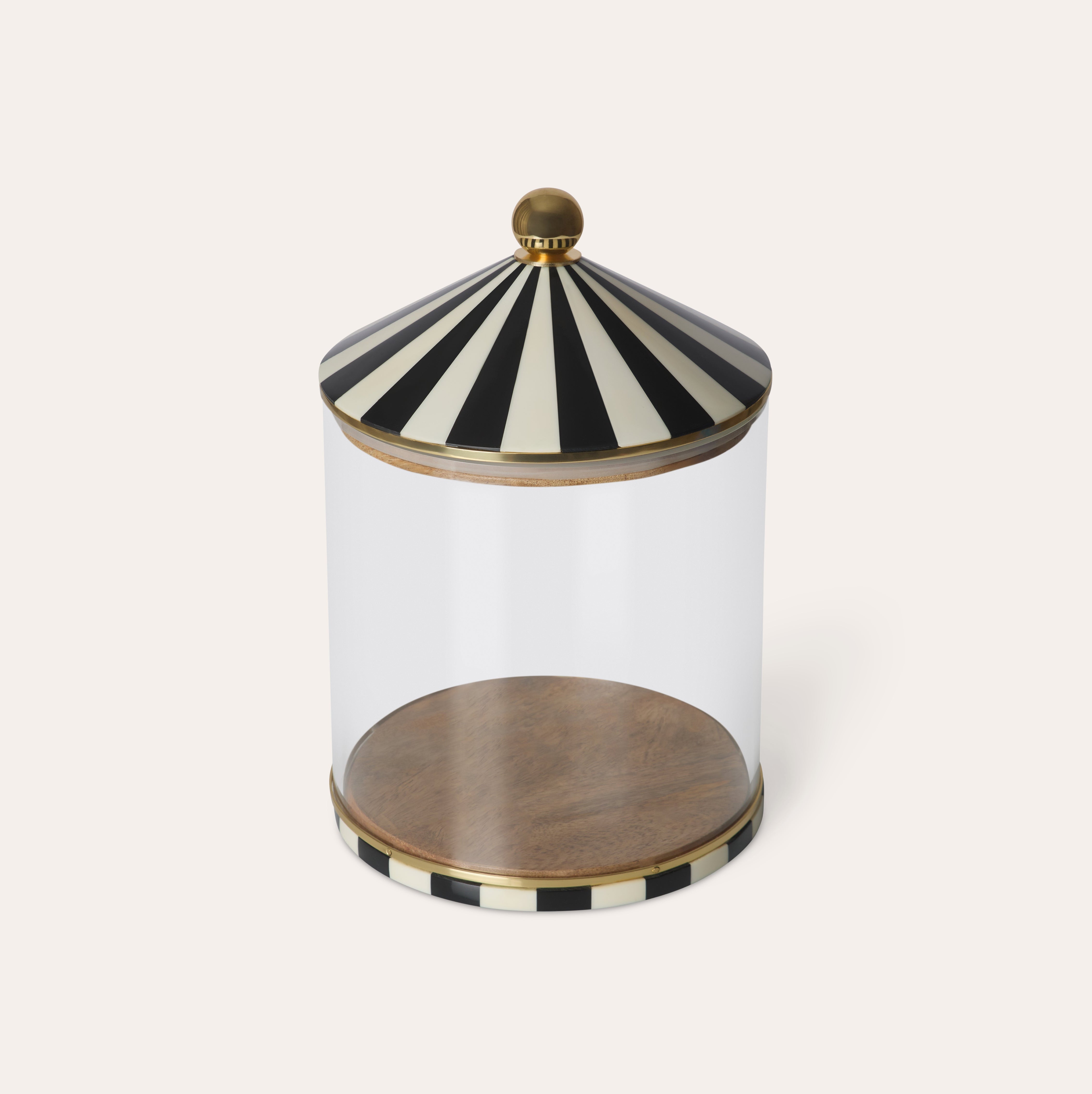 Circus Storage Jar | Black and White