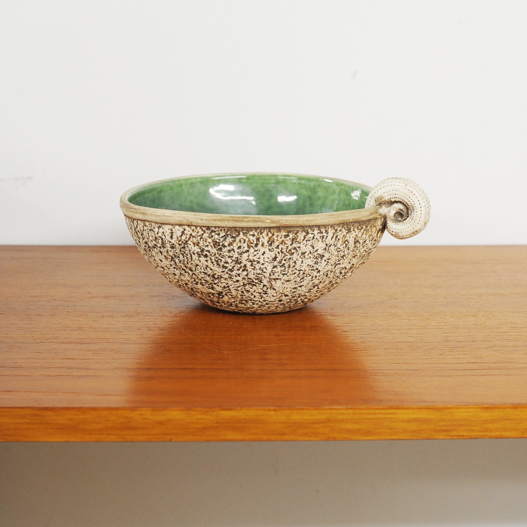 Koru Pottery Bowl by McGlashen, 1980s