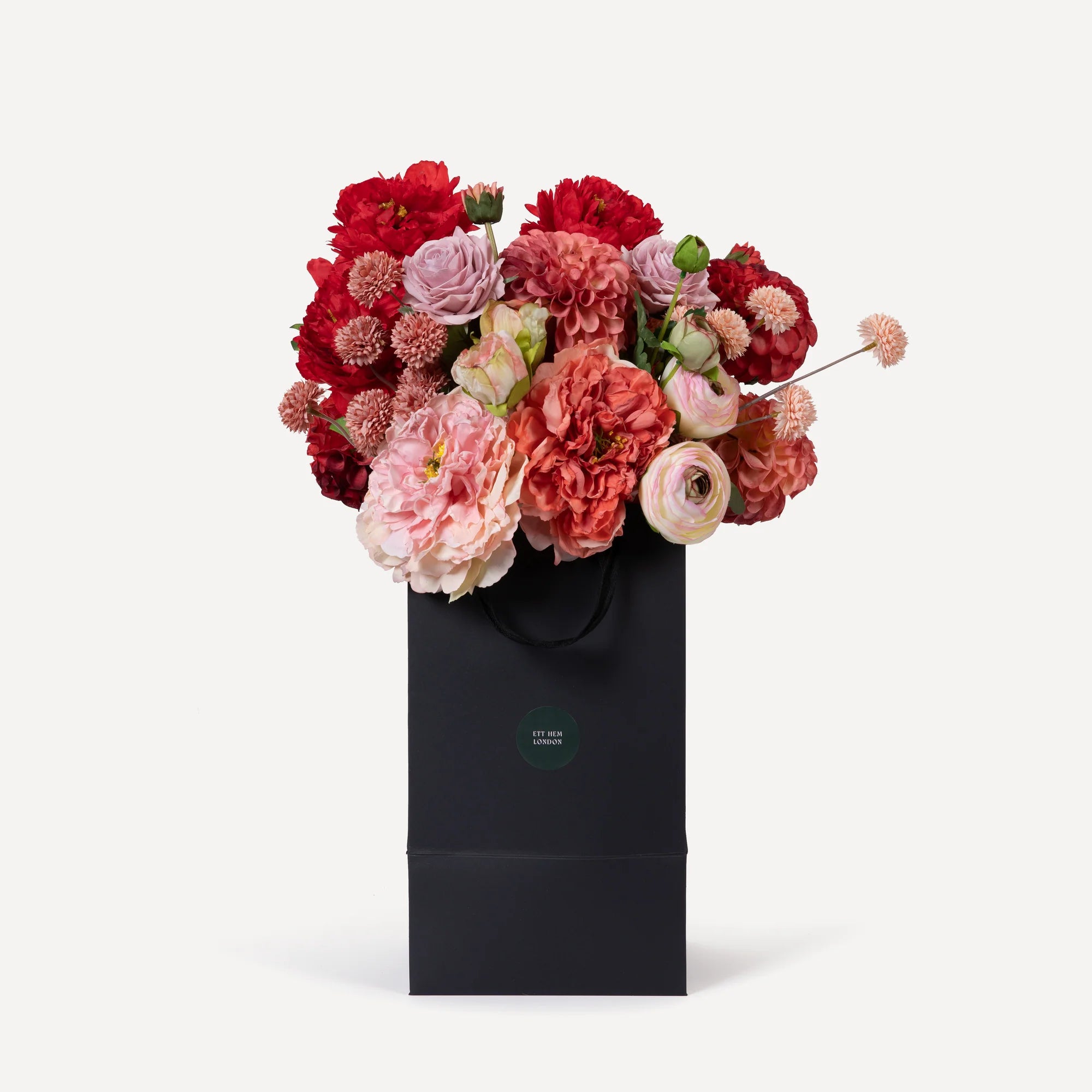 The Forever | Reds & Pinks | Faux Flower Arrangement