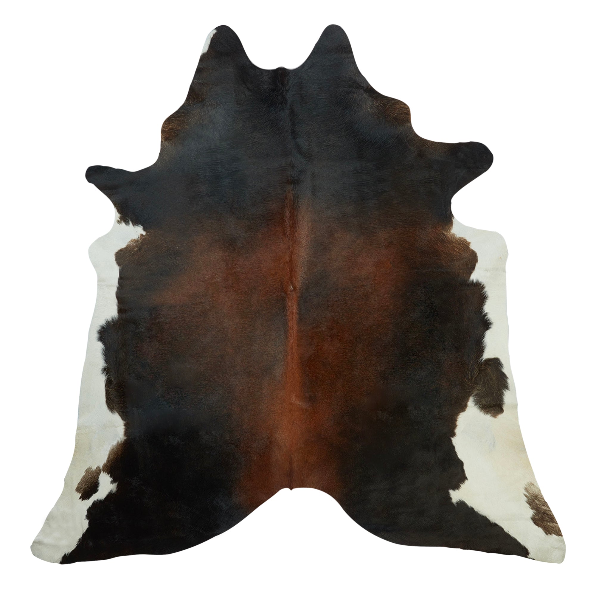Cowhide Rug - Brown & White (210cm x 210cm)