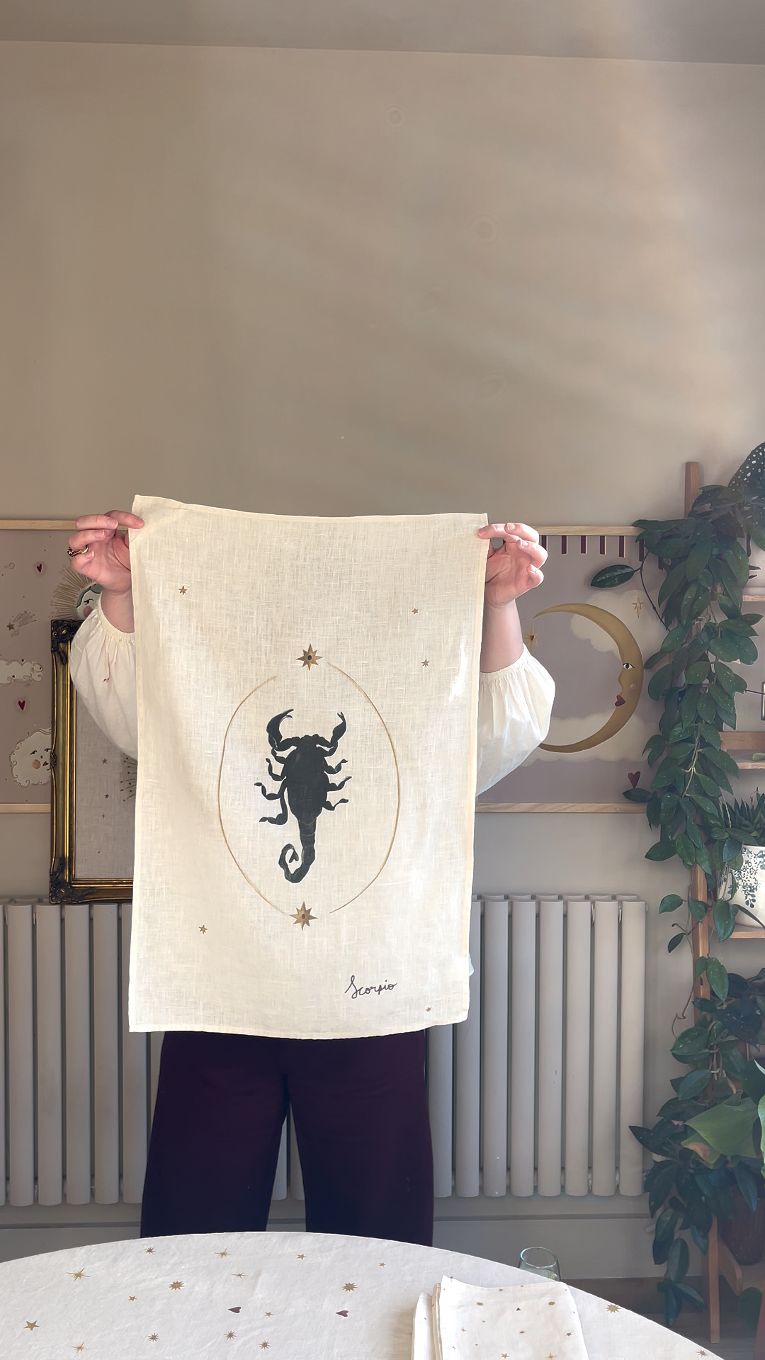 Zodiac Tea Towel - Choose Your Star Sign