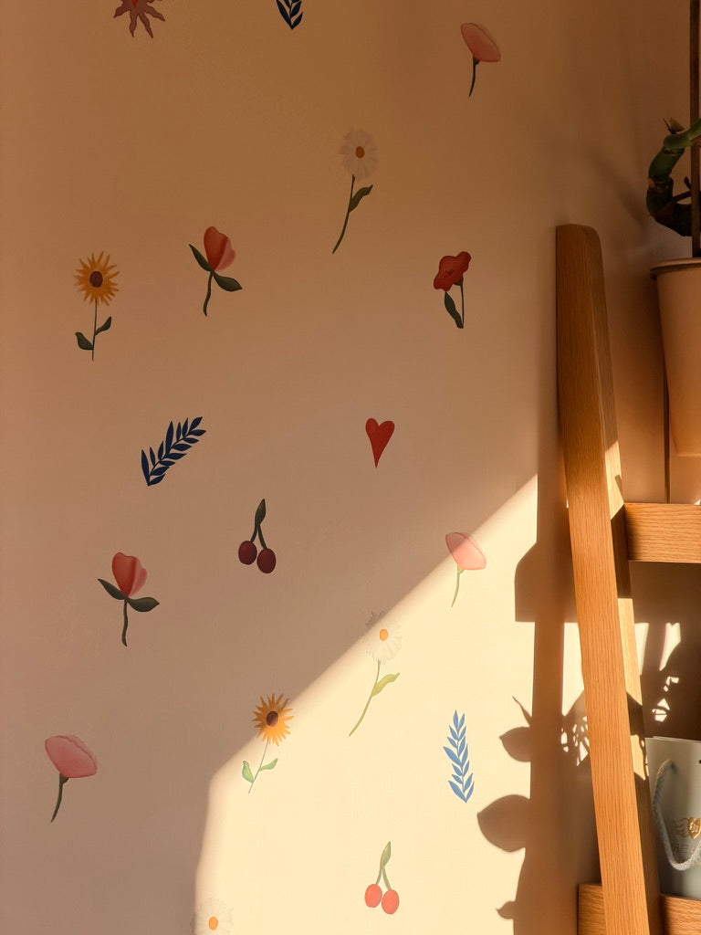 Fabric Wall Stickers - "Bloom Baby Bloom"