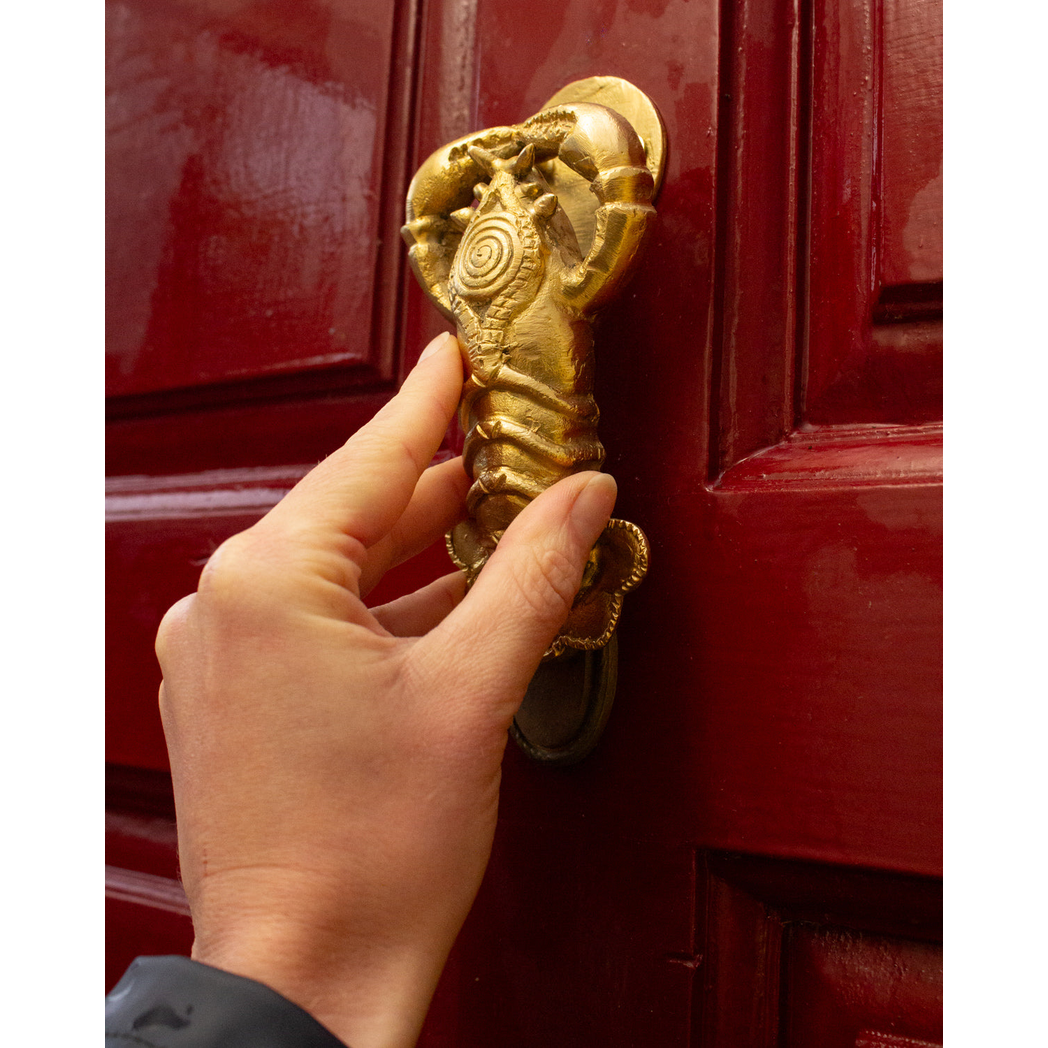 Ghanaian Ashanti Brass Door Knocker 'Lobster'
