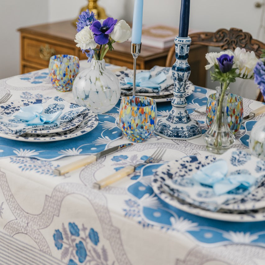 Blue Lotus Tablecloth