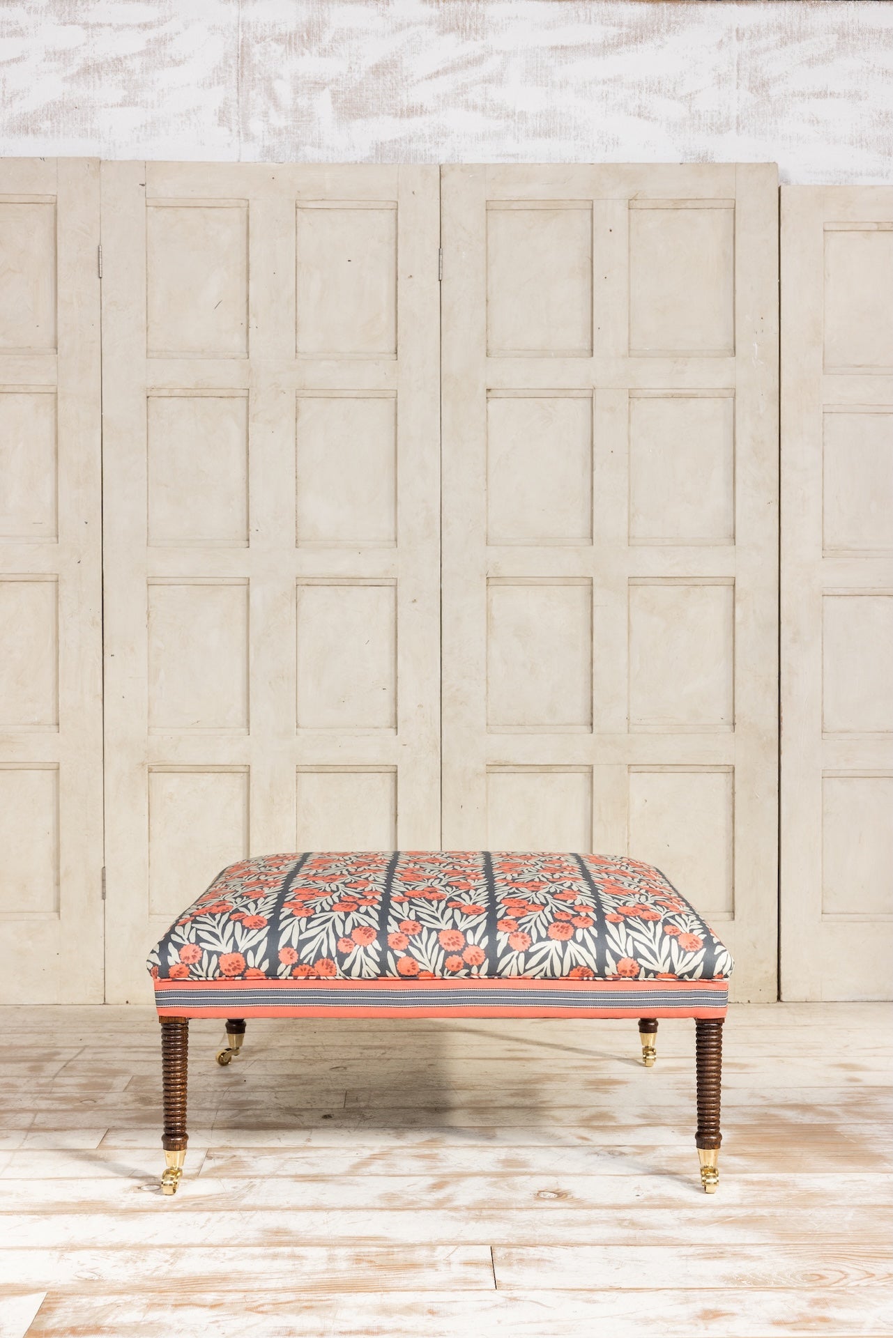 Sea Campion Fabric - Navy