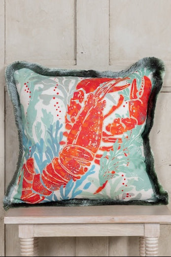 Rock Lobster Fabric - Coral Multi