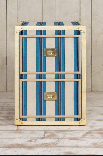 Vintage Deckchair Fabric - Cobalt Blue