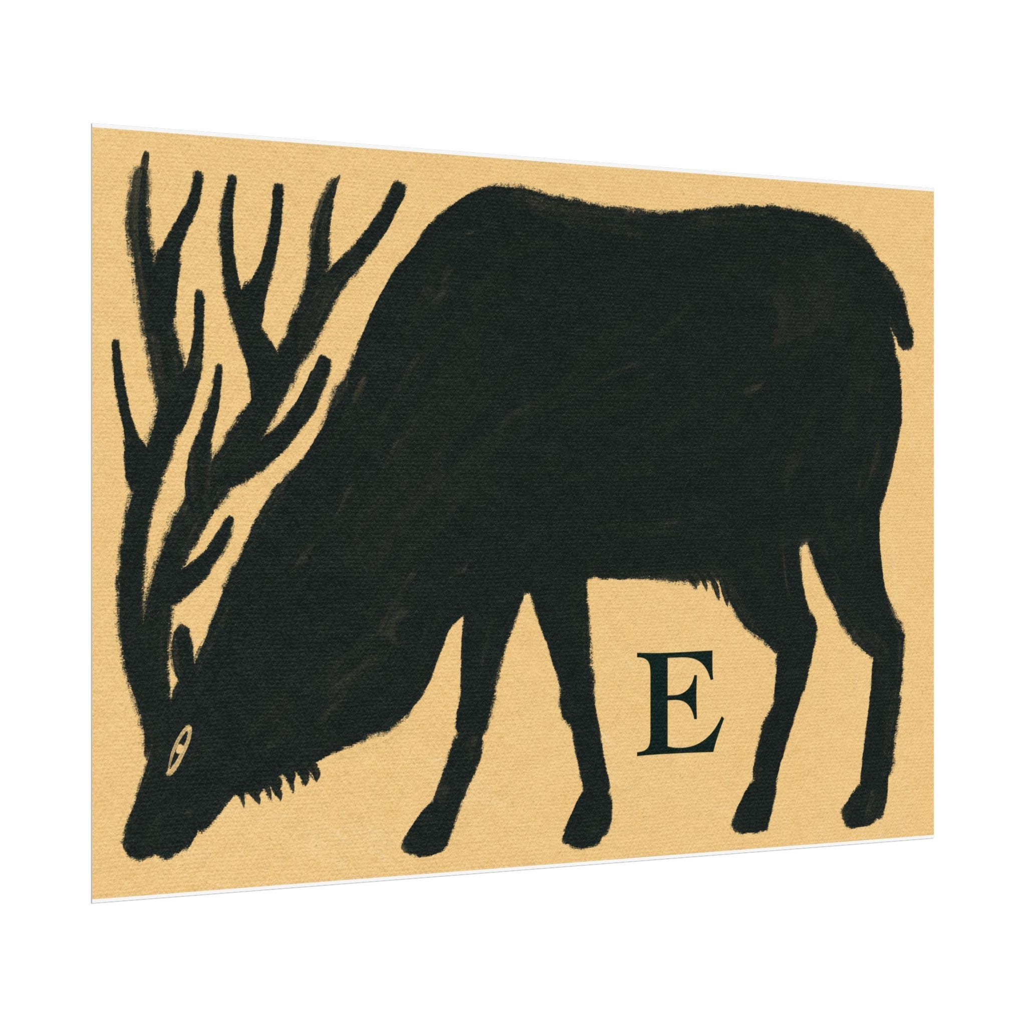 Tabby Booth Fine Art Print • E for Elk