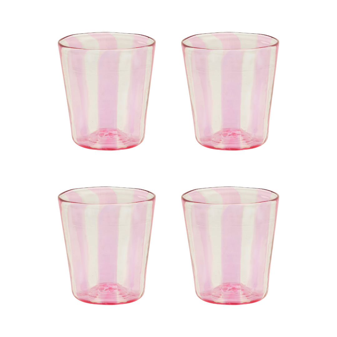 The Giorgio Tumbler in Amethyst, Set of Four