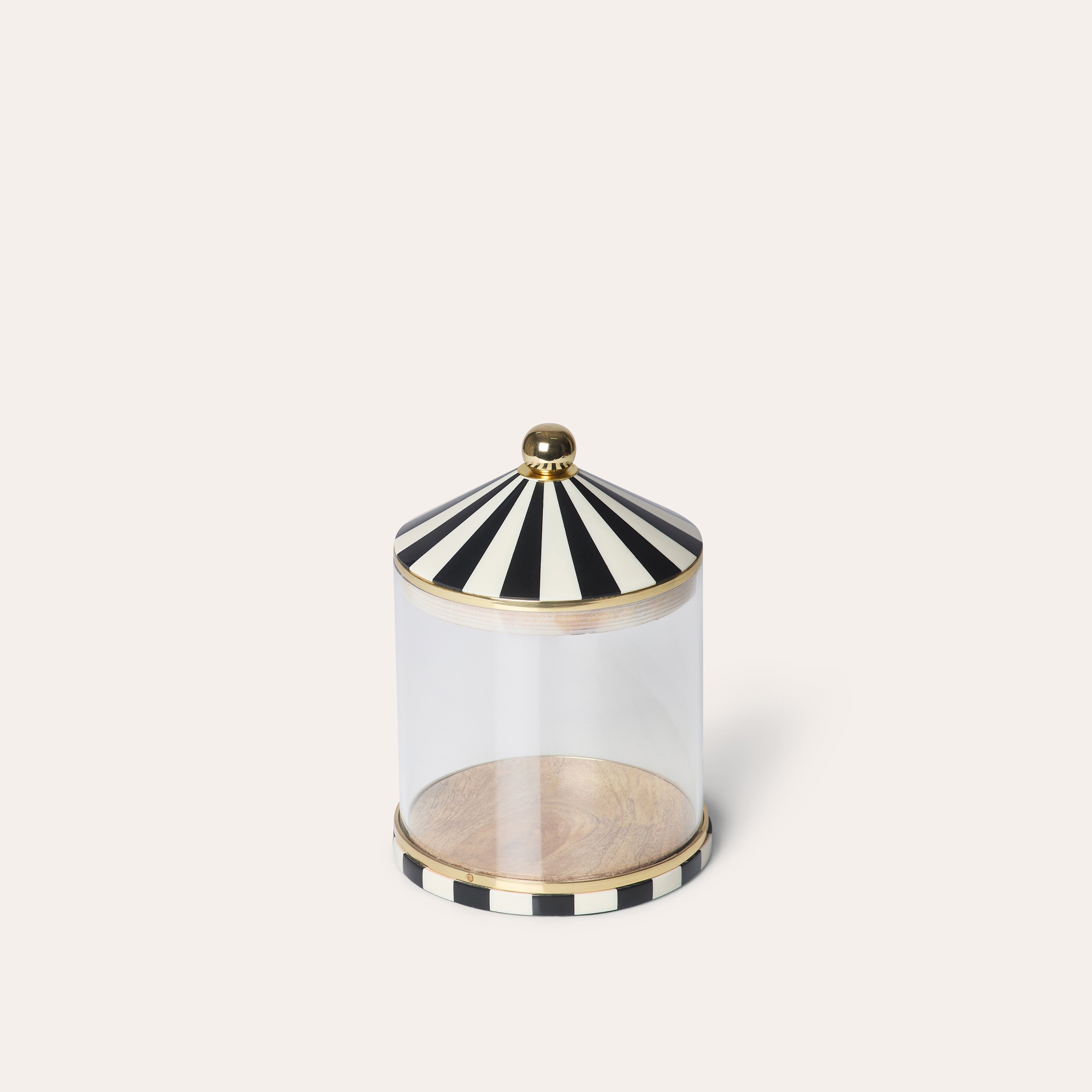 Circus Storage Jar | Black and White