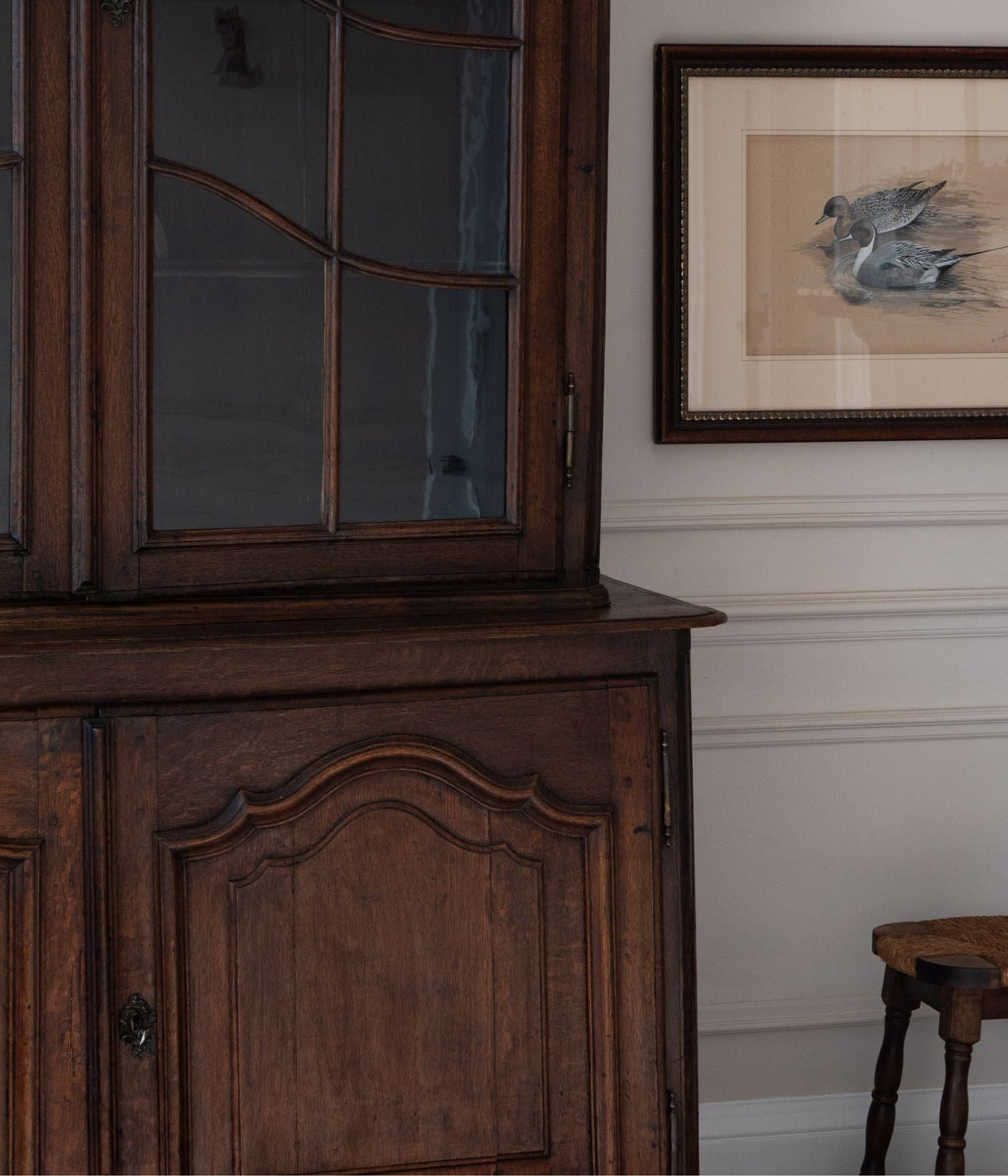 French Oak Buffet à Deux Corps, Louis XV Period
