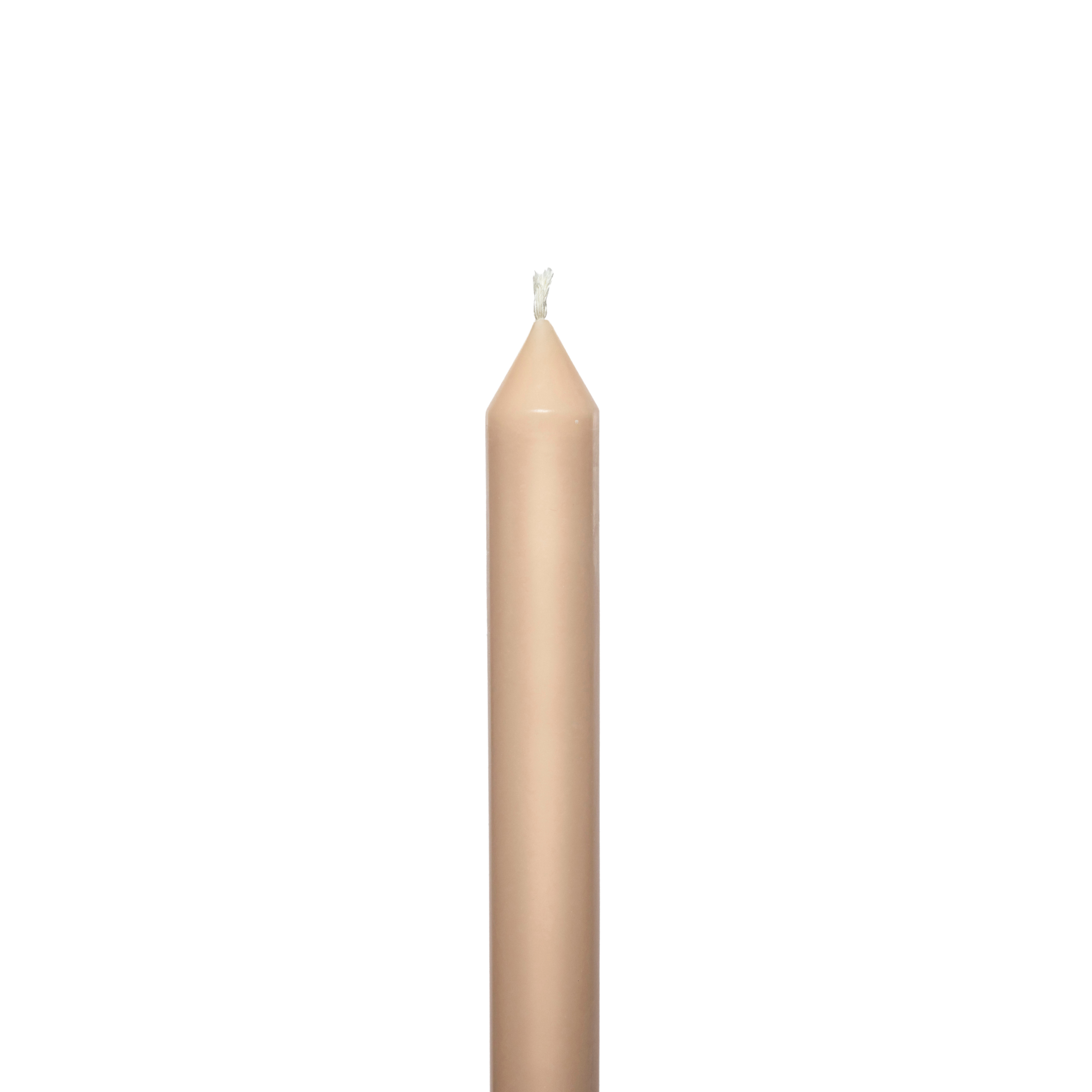 Shell Tapered Candle Pair