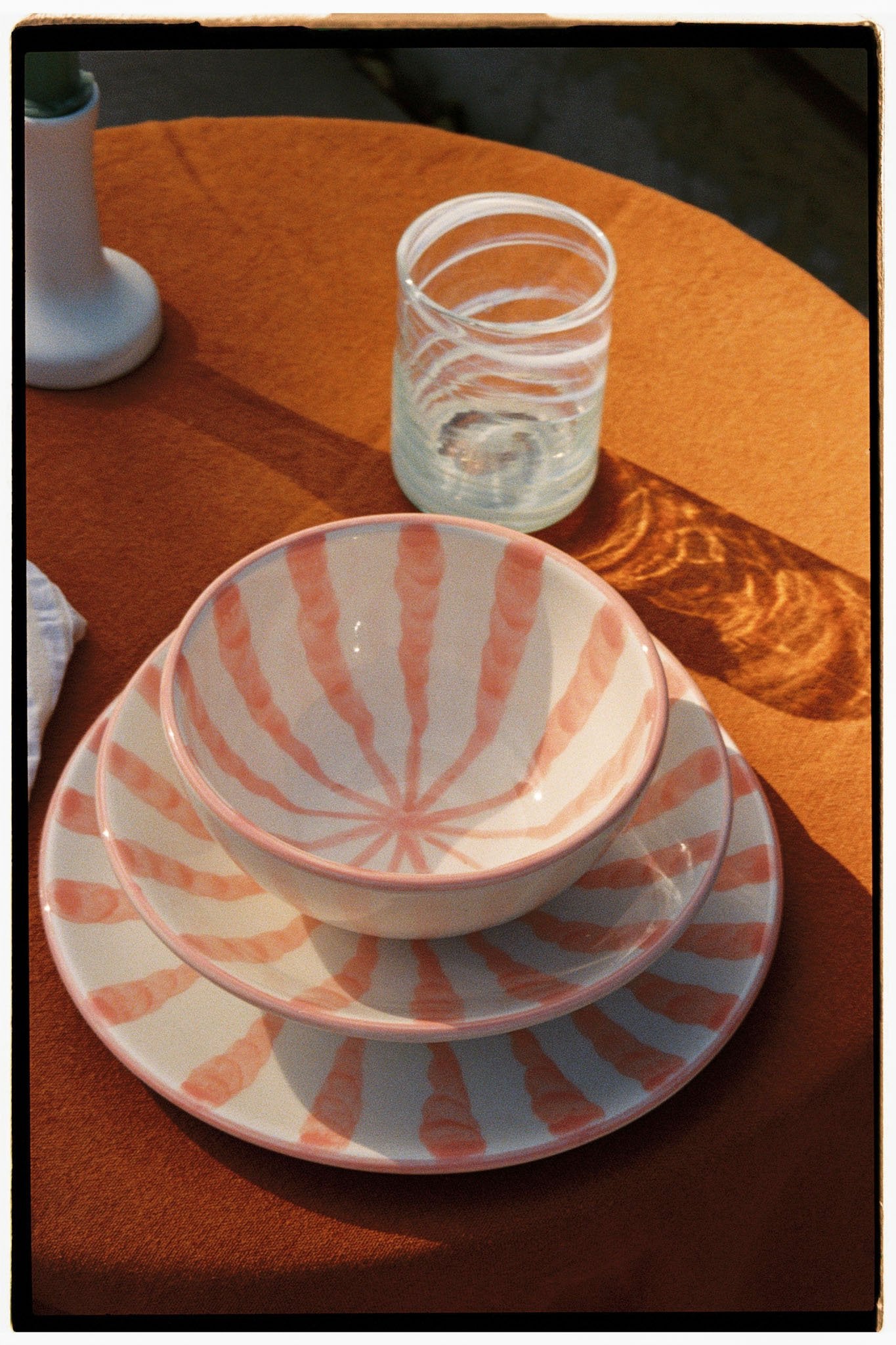 Wave Dinner Plate - Blush