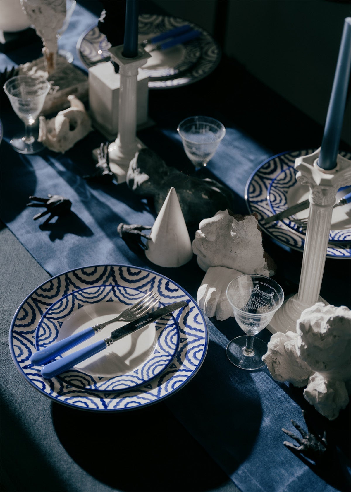 Blue Tabla Dinner Plate | Singles & Set of 4