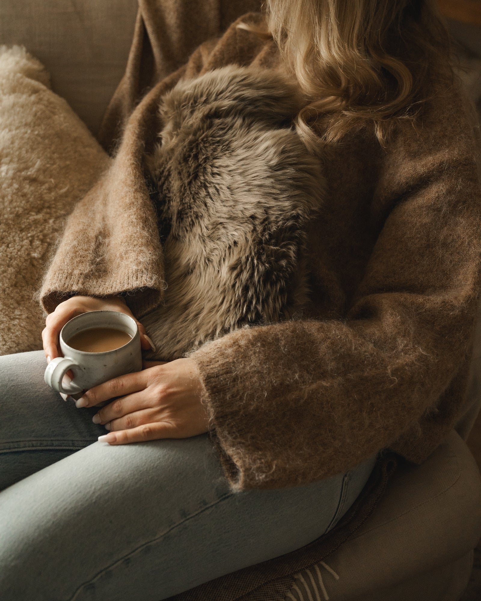 Sheepskin Hot Water Bottle | Taupe