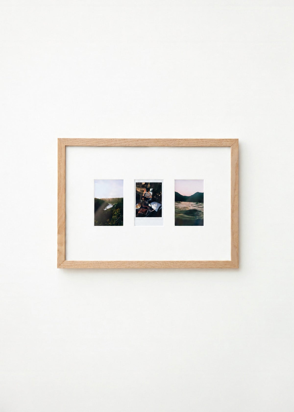 White A4 Instax Mini x 3 Picture Mount