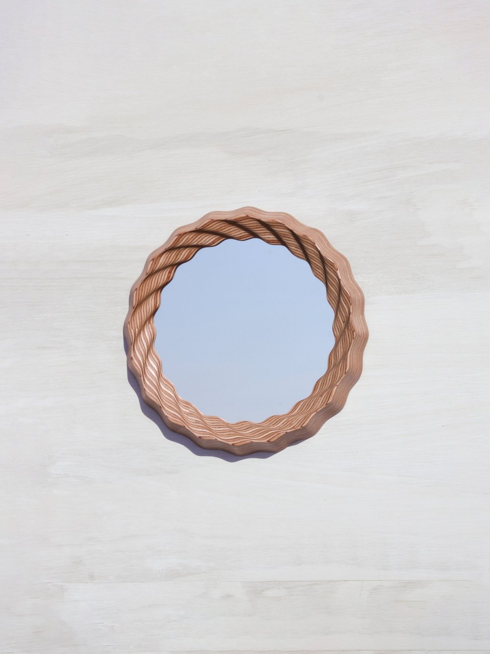 Kruller Porthole Mirror - Birch Plywood