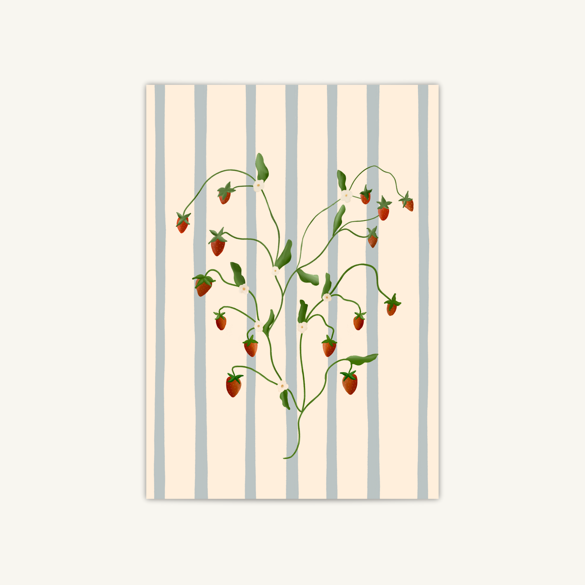 Strawberry Vine Art Print