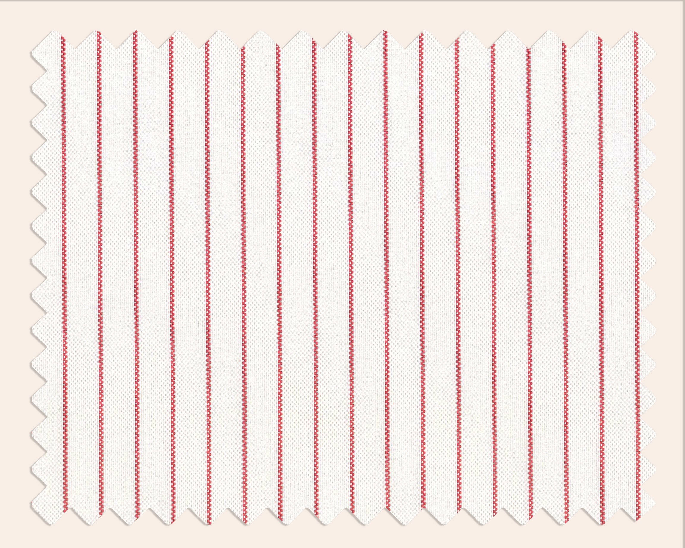Panarea Armchair in Gelato, Red & Cream Striped Upholstery