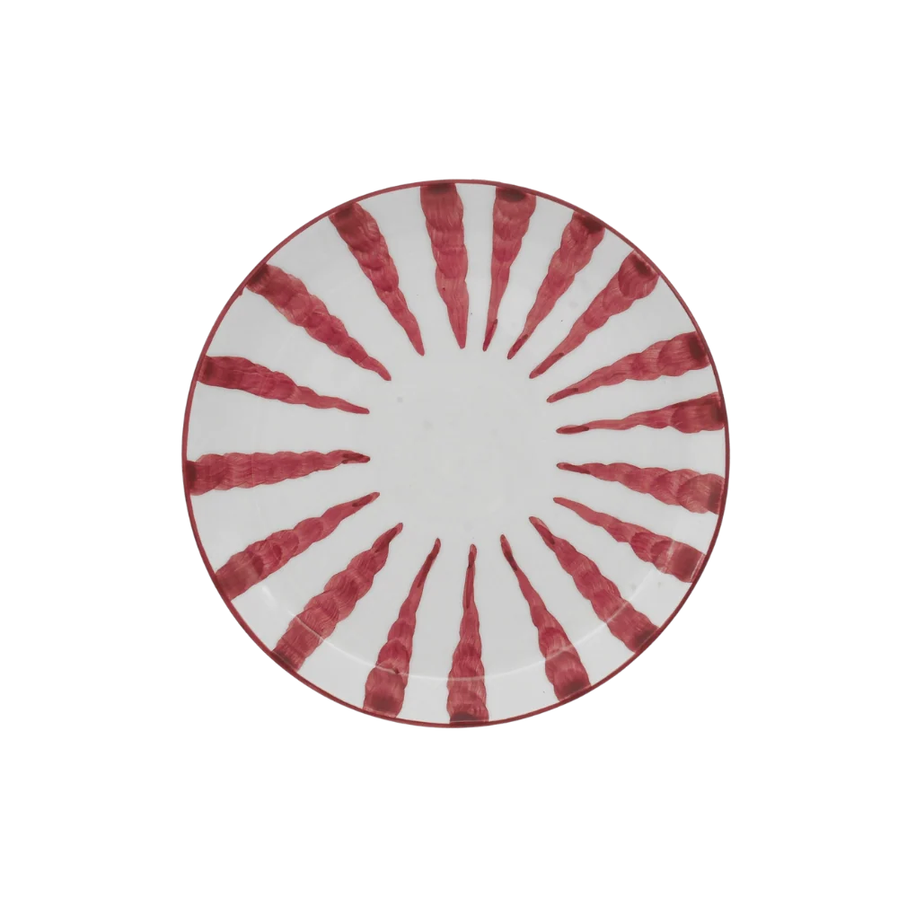 Wave Dinner Plate - Grenadine