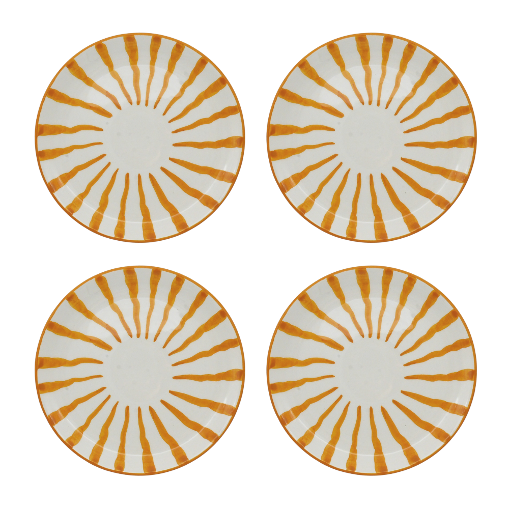 Wave Dinner Plate - Set Of 4 - Choose Your Colour