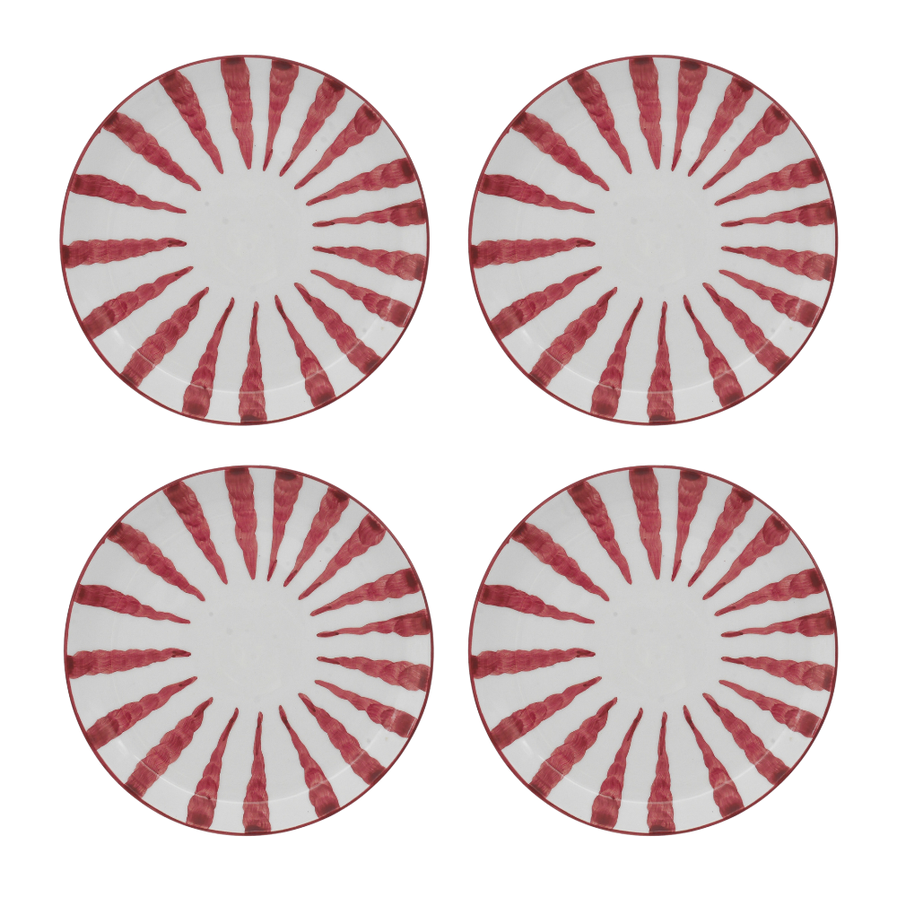 Wave Dinner Plate - Set Of 4 - Choose Your Colour