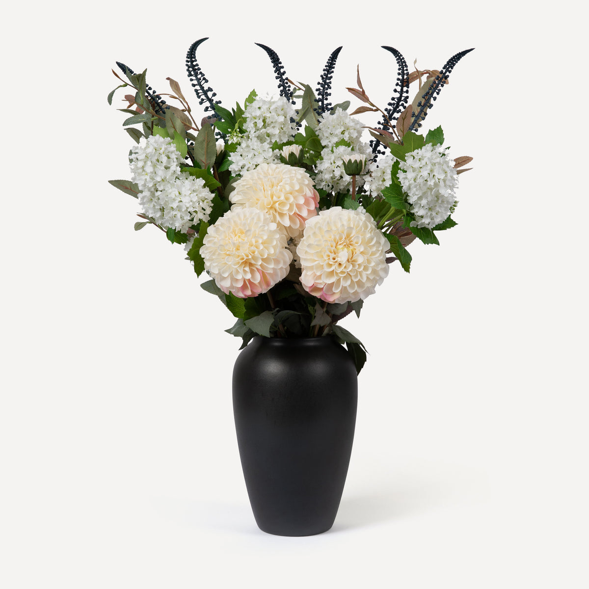 Eva - Faux Flower Arrangement - Whites & Greens